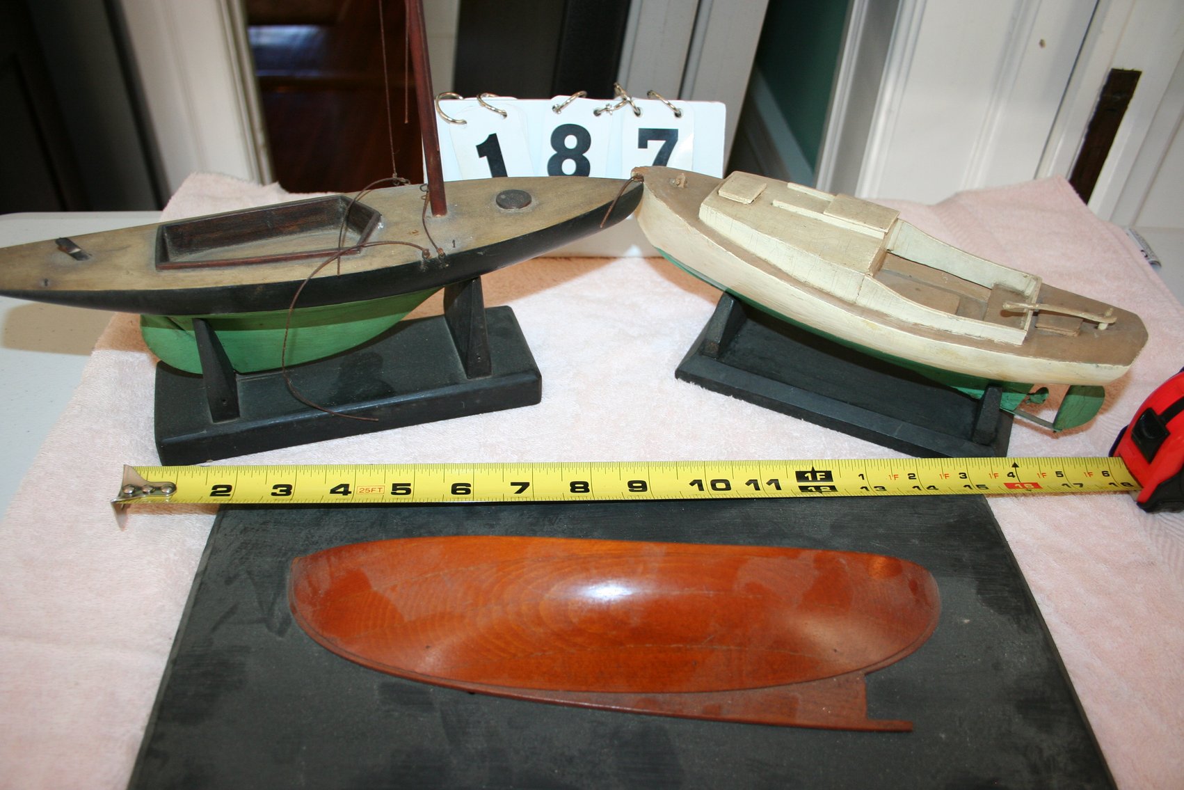 Image for Vintage Handmade Wooden Boats