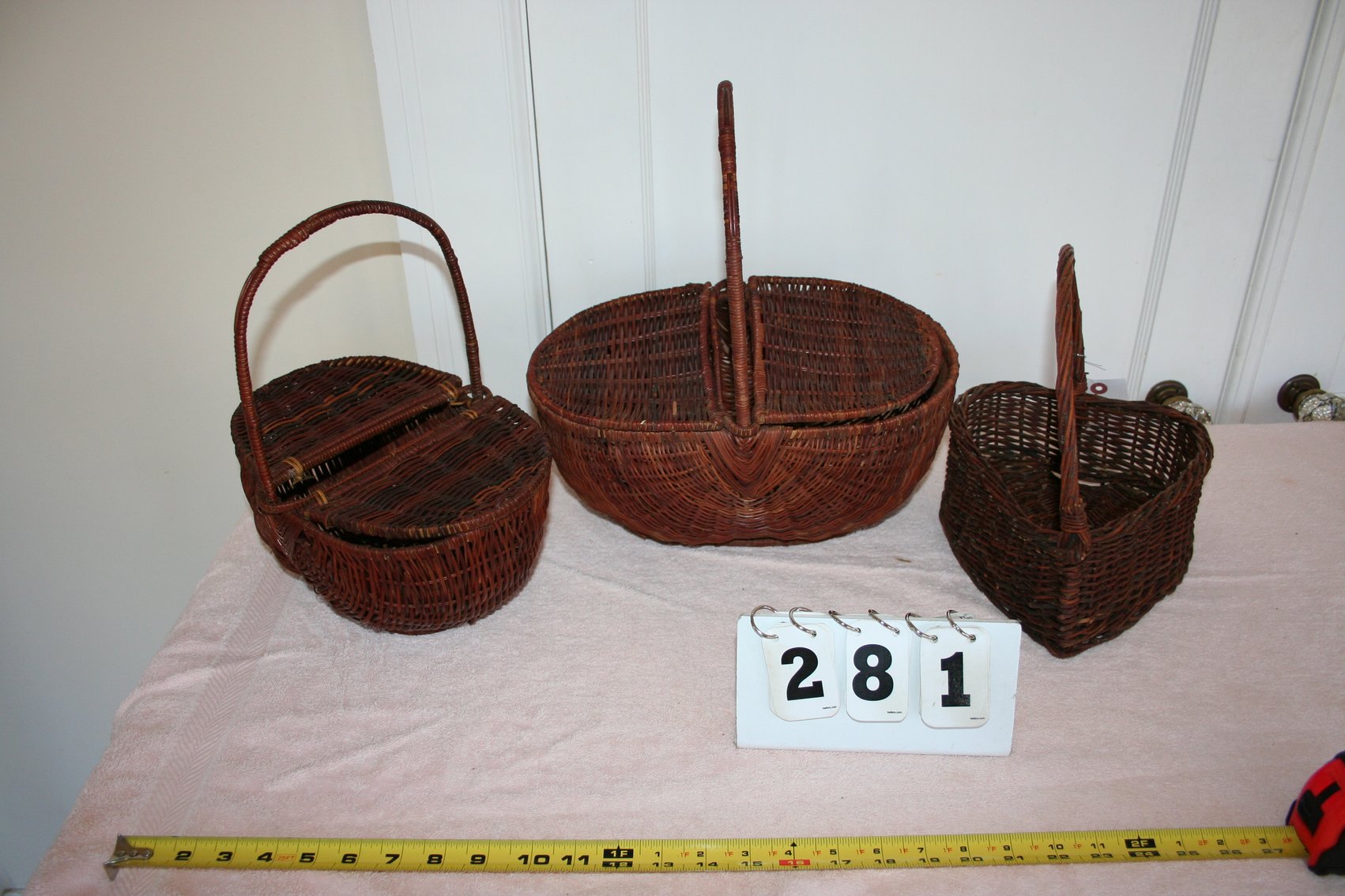 Image for Hand Woven Wicker Baskets  (3)