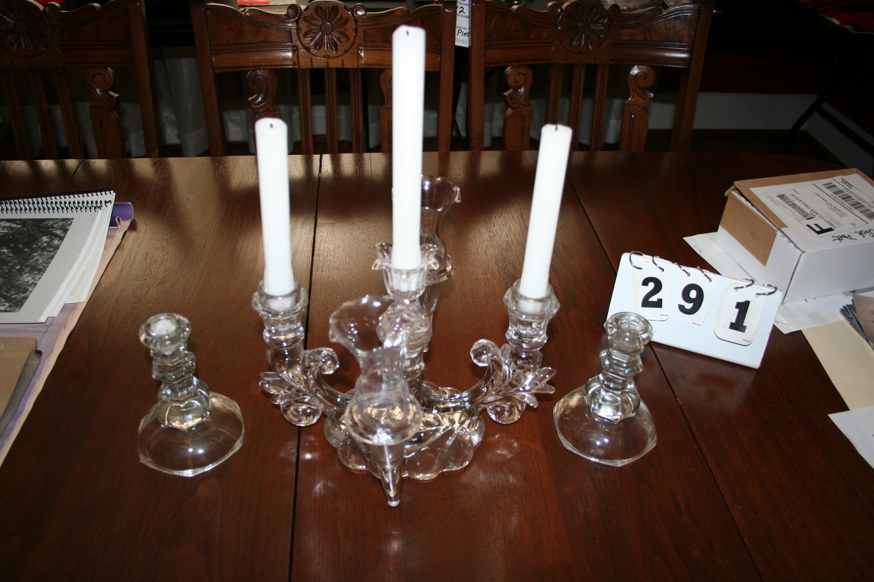 Image for Vintage Cambridge Caprice Candle Set