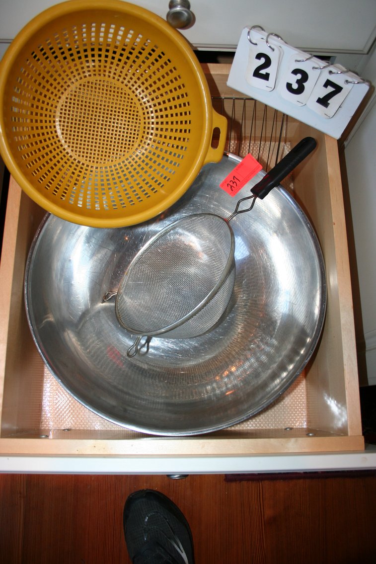 Image for Large Stainless Mixing Bowl, Misc Strainers