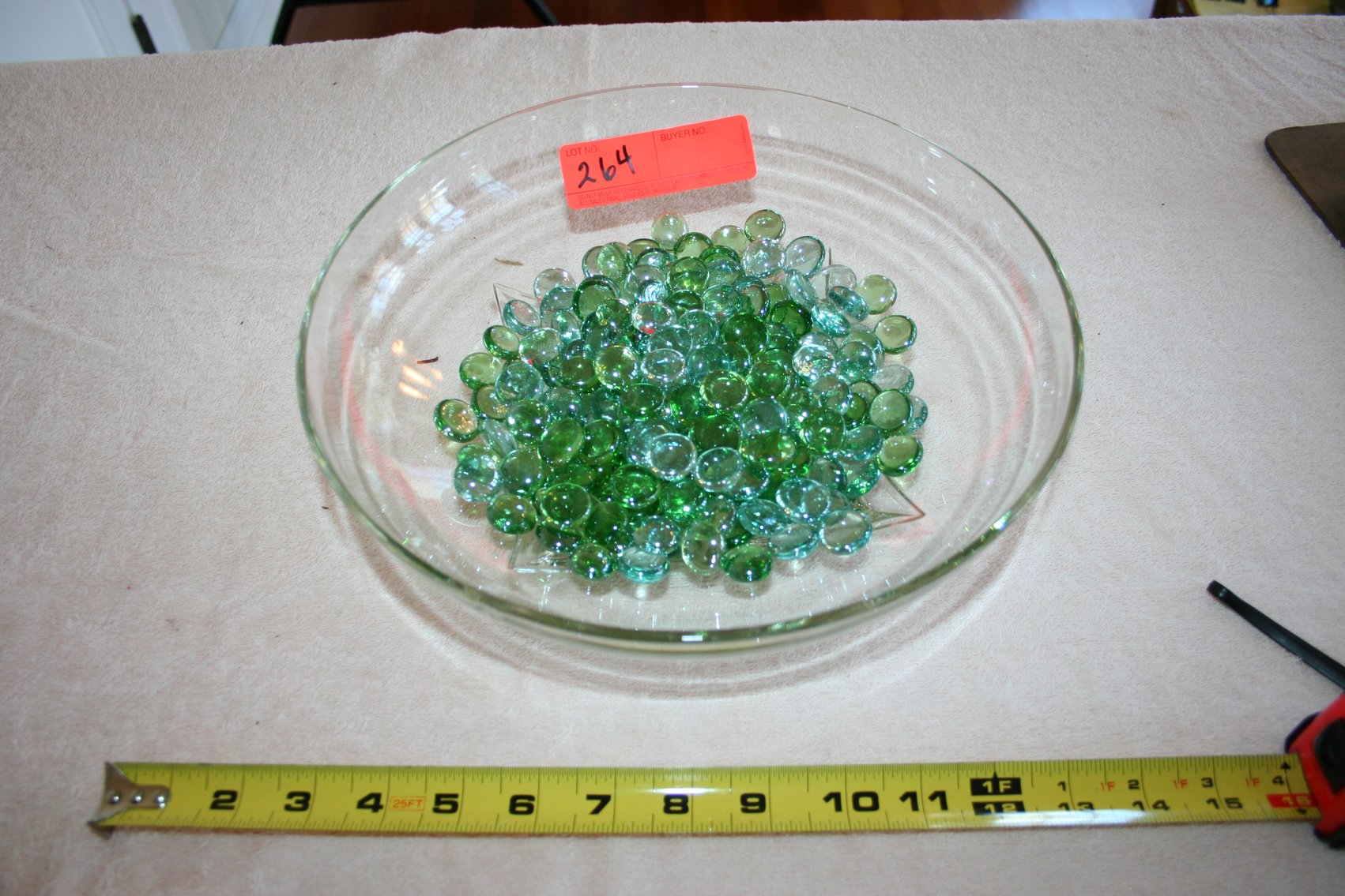 Image for Flat Marbles & Glass Bowl  11