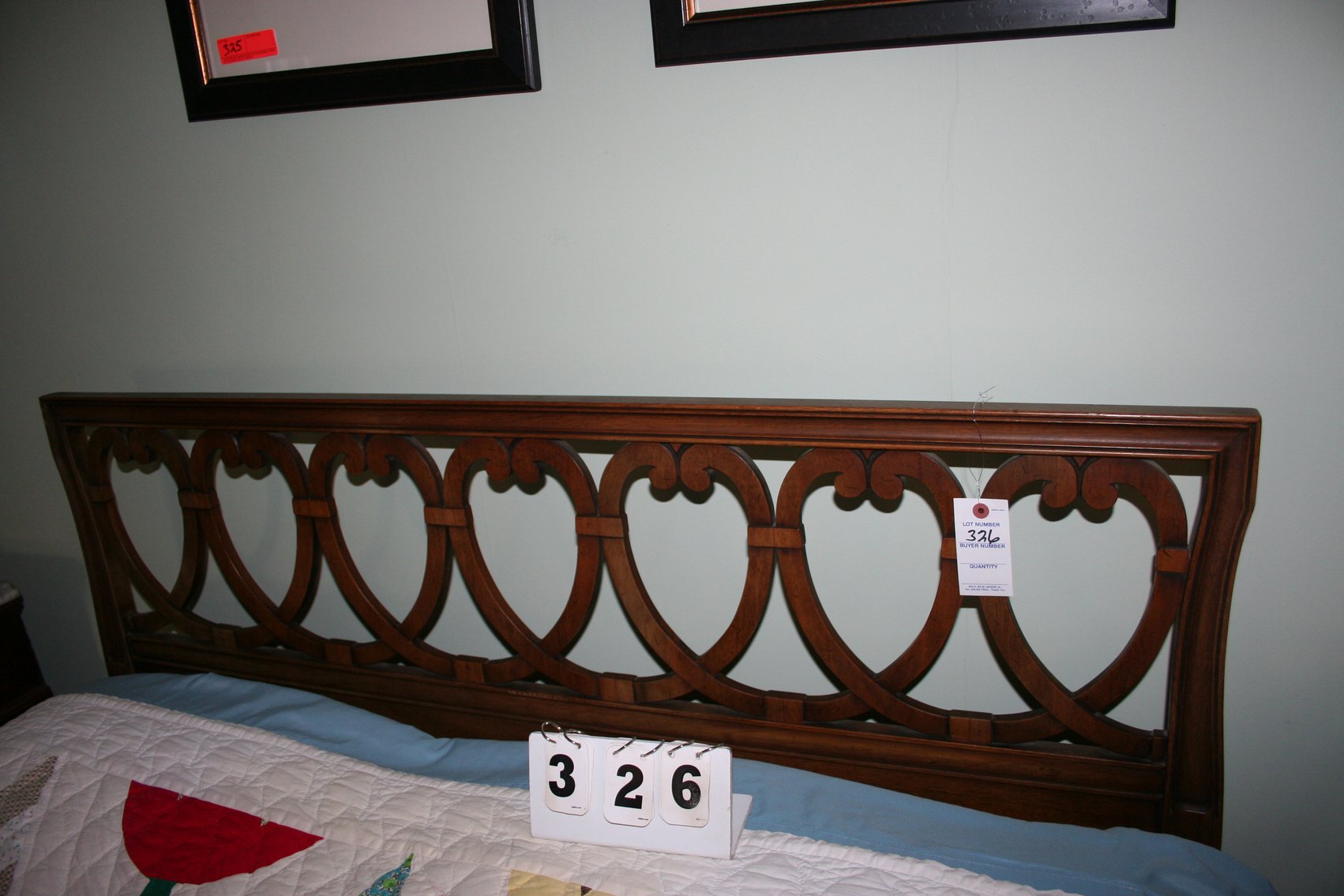 Image for Henredon Mid Century Queen Size Bed & Headboard