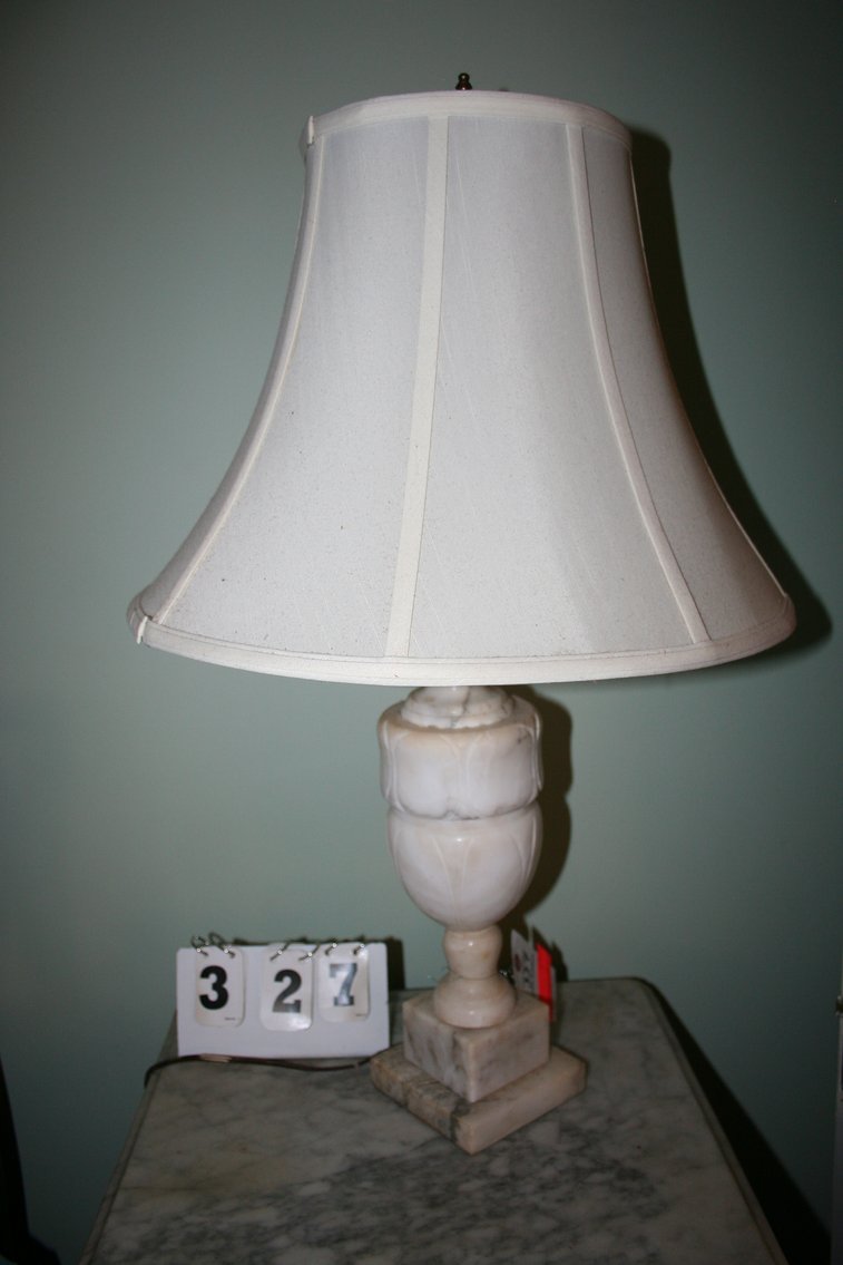 Image for Vintage Alabaster Lamp