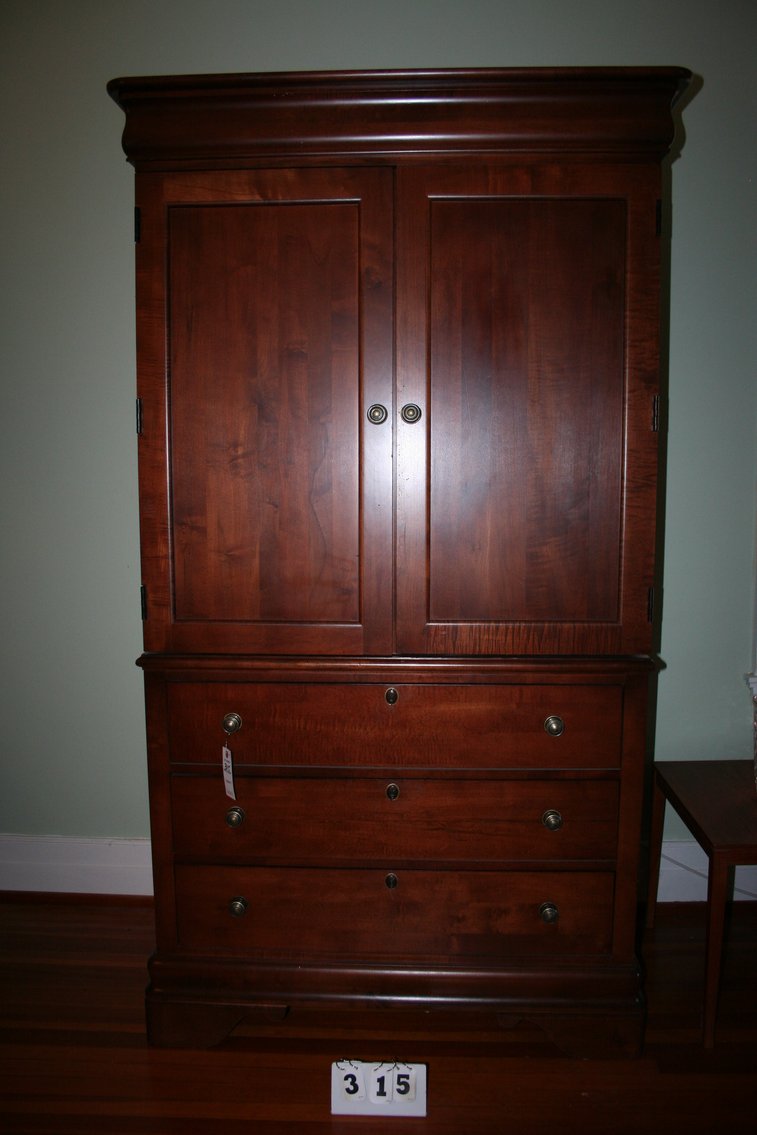 Image for Kincaid 3 Drawer Entertainment Center