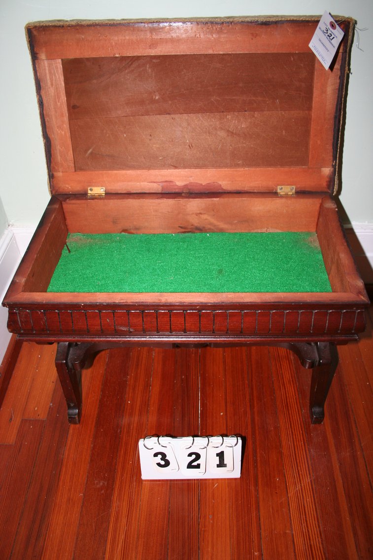 Image for Antique Victorian Carved Walnut Stool/Bench