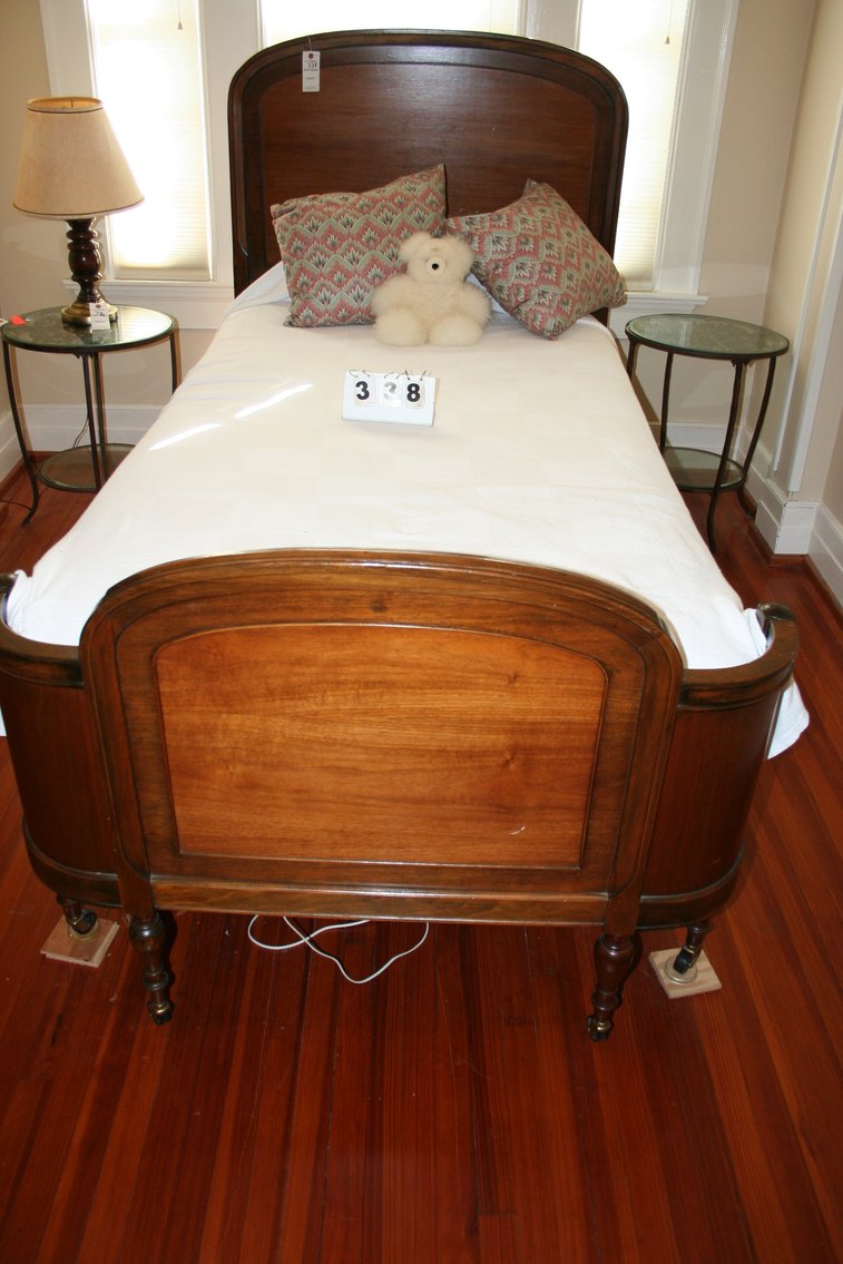 Image for Antique Twin Walnut Bed