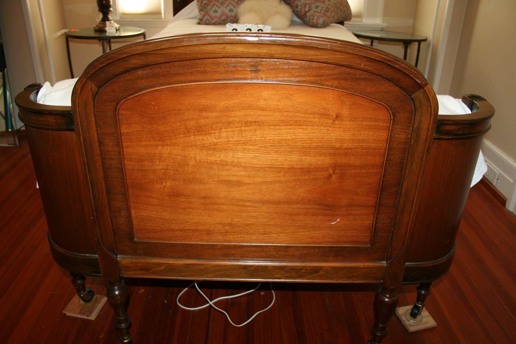 Image for Antique Twin Walnut Bed