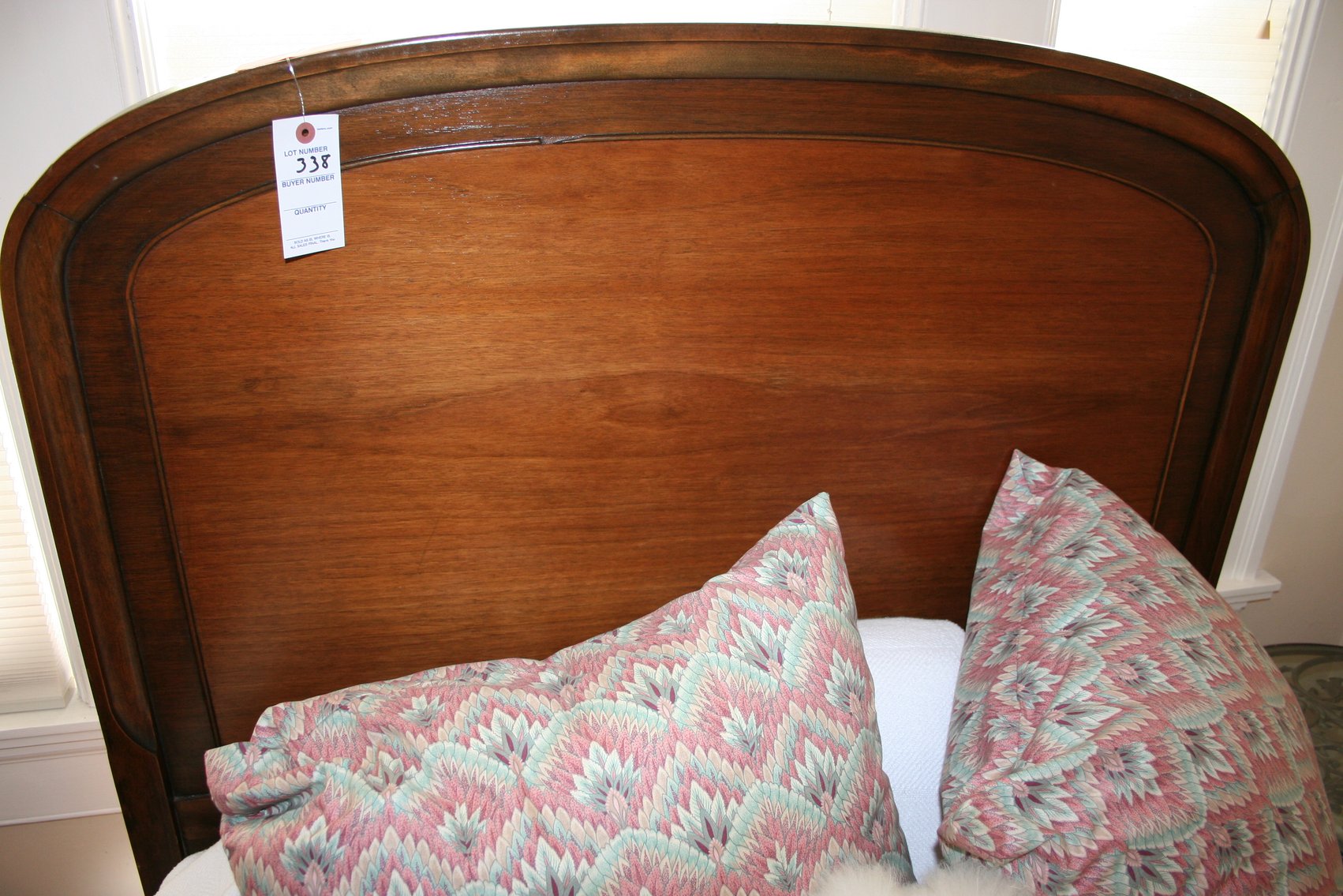 Image for Antique Twin Walnut Bed