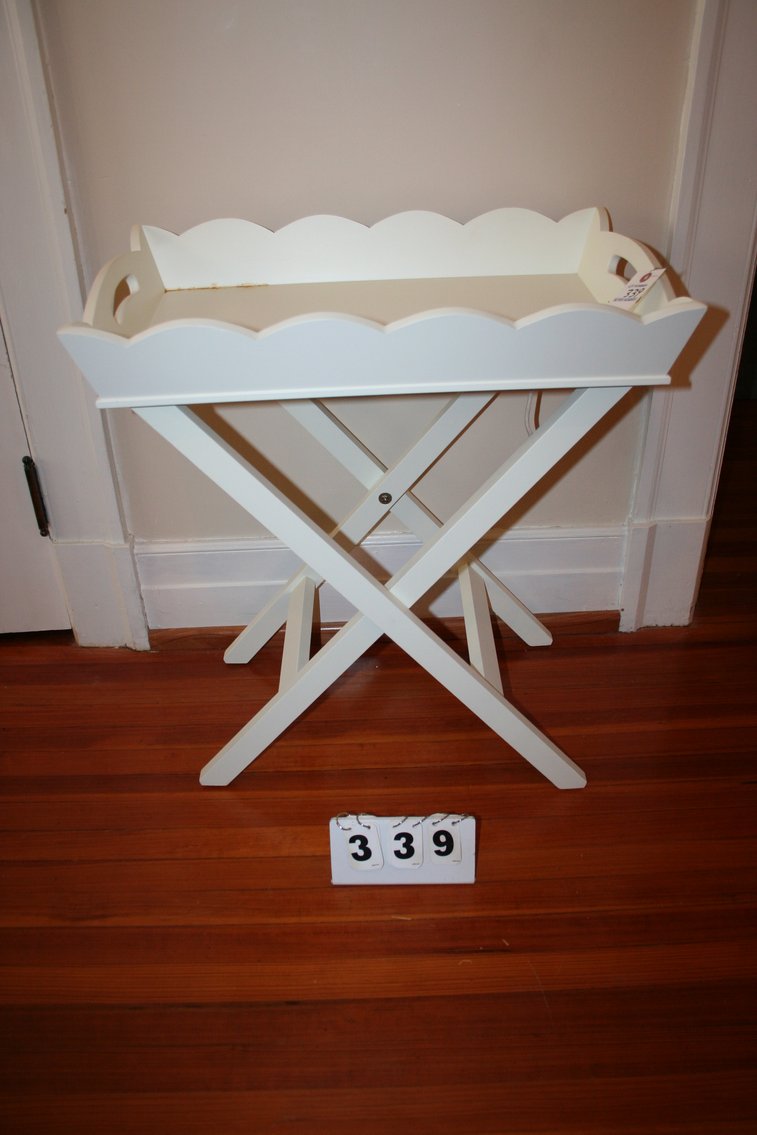Image for Wooden Folding Butler Tray Table  27