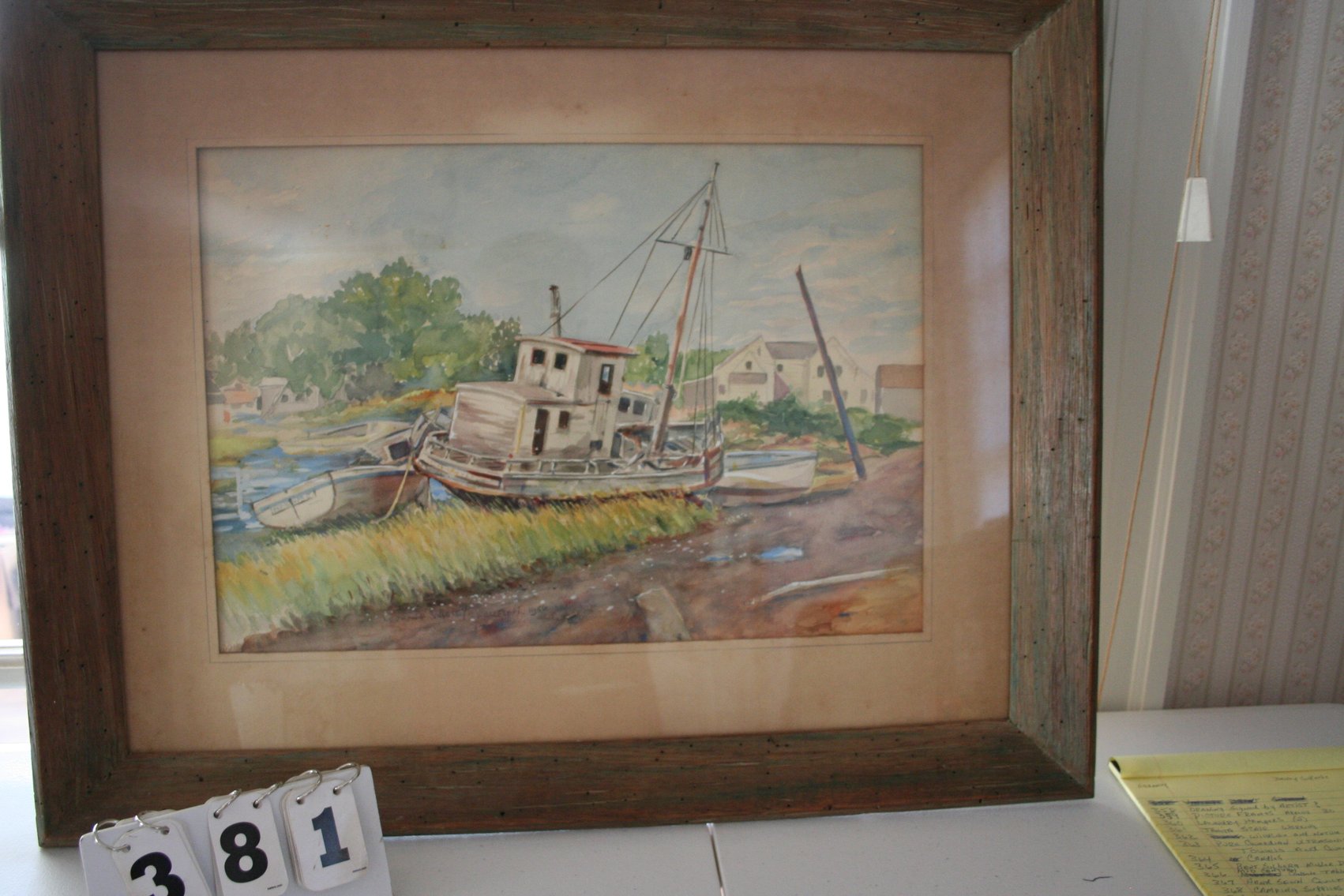 Image for Artist - Leonard Wigley, Well Fleet Mass 1956 Water Color