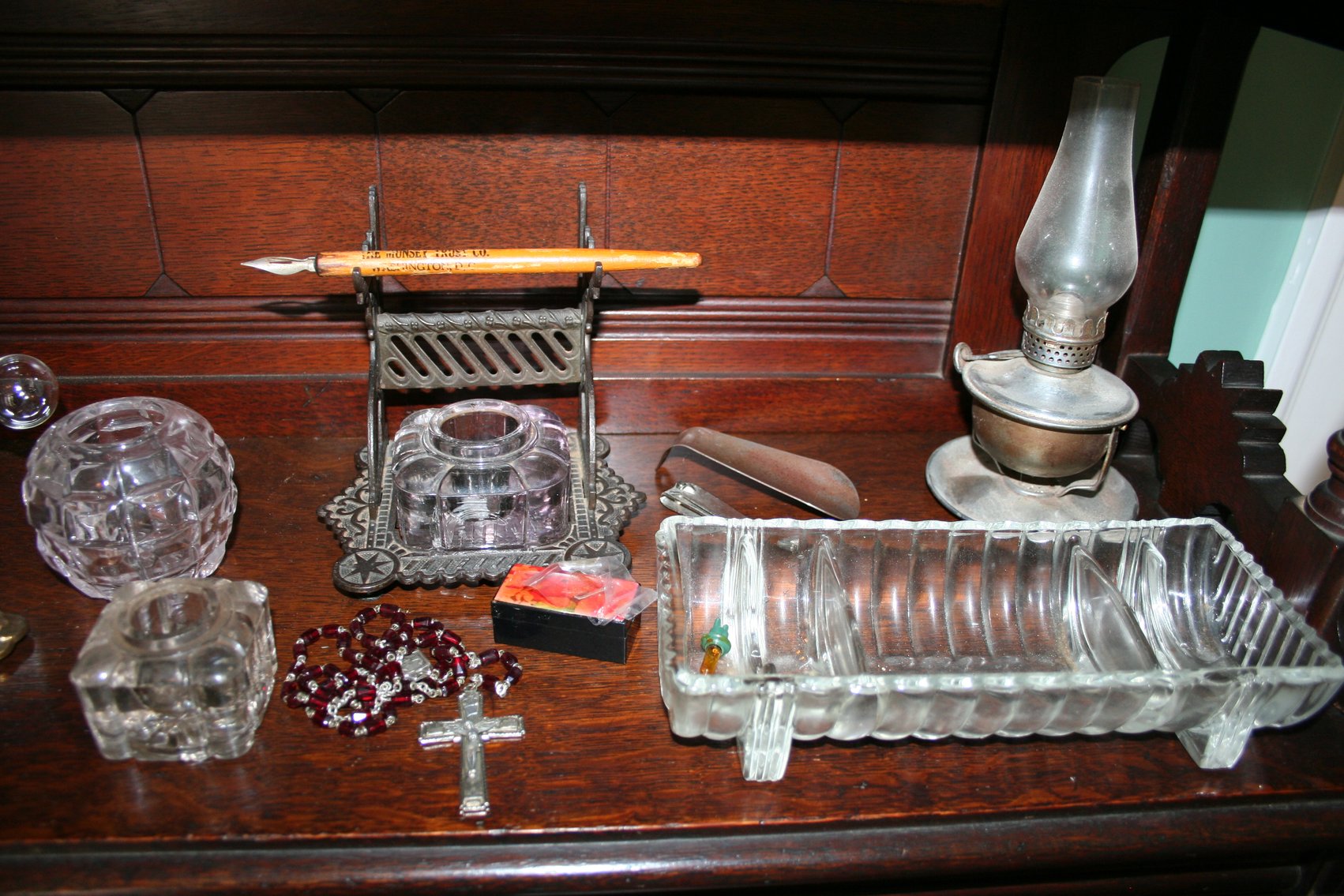 Image for Antique Ink Well Set, Misc