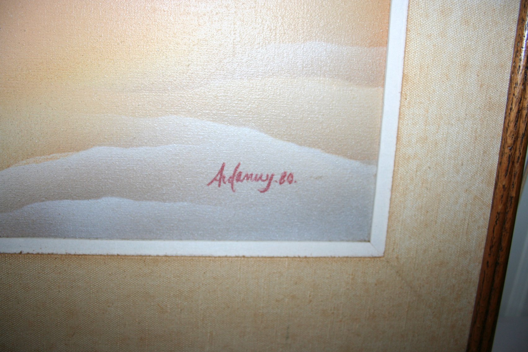 Image for Artist Signed Oil on Canvas  37