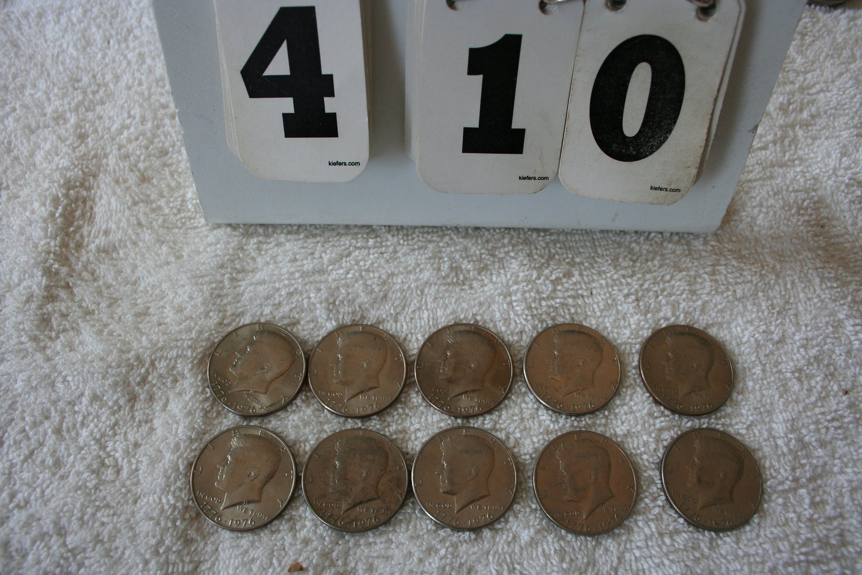 Image for 1776 - 1976 Kennedy Halves  (10)