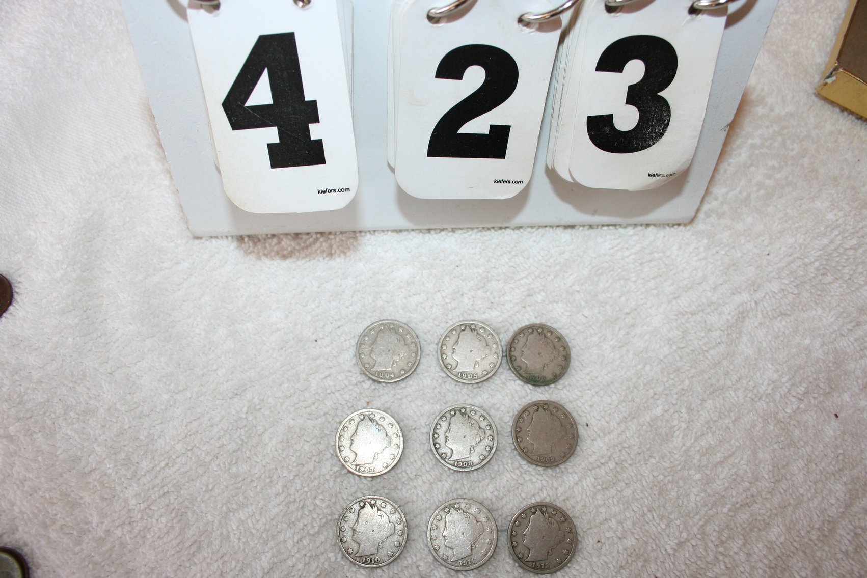 Image for 1904 Through 1912 Liberty Head  V-Nickles  (9)