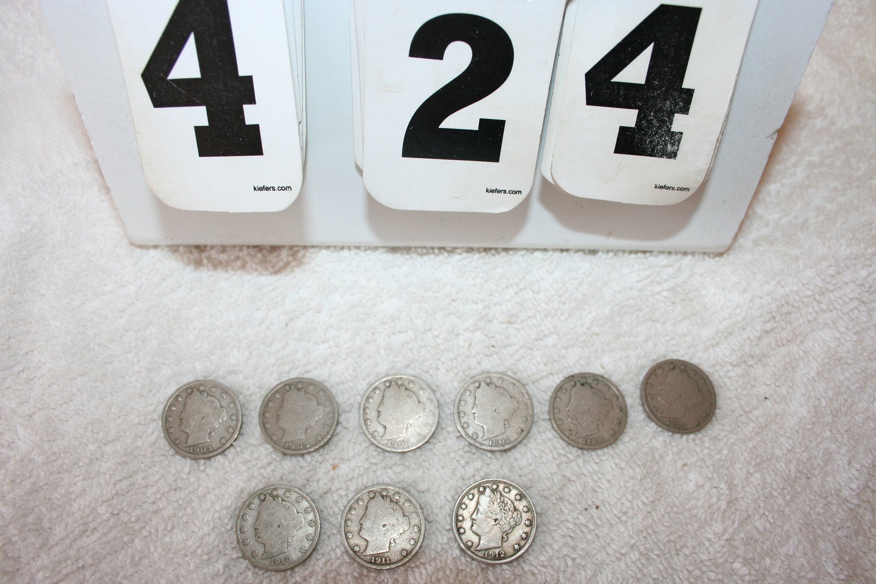 Image for 1905 Through 1912 Liberty Head V-Nickles  (9)