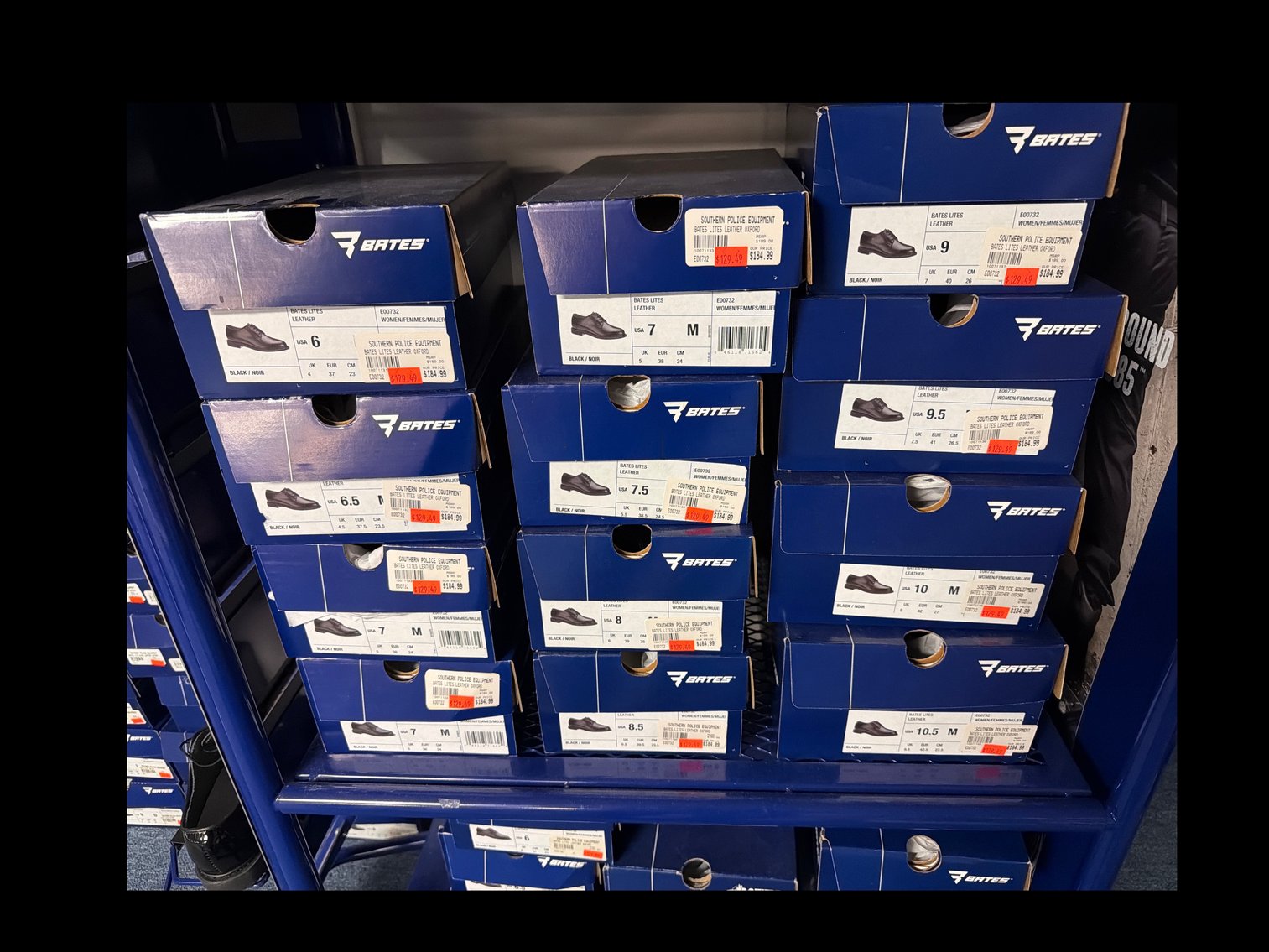 Image for Bates Oxfords and display Rack