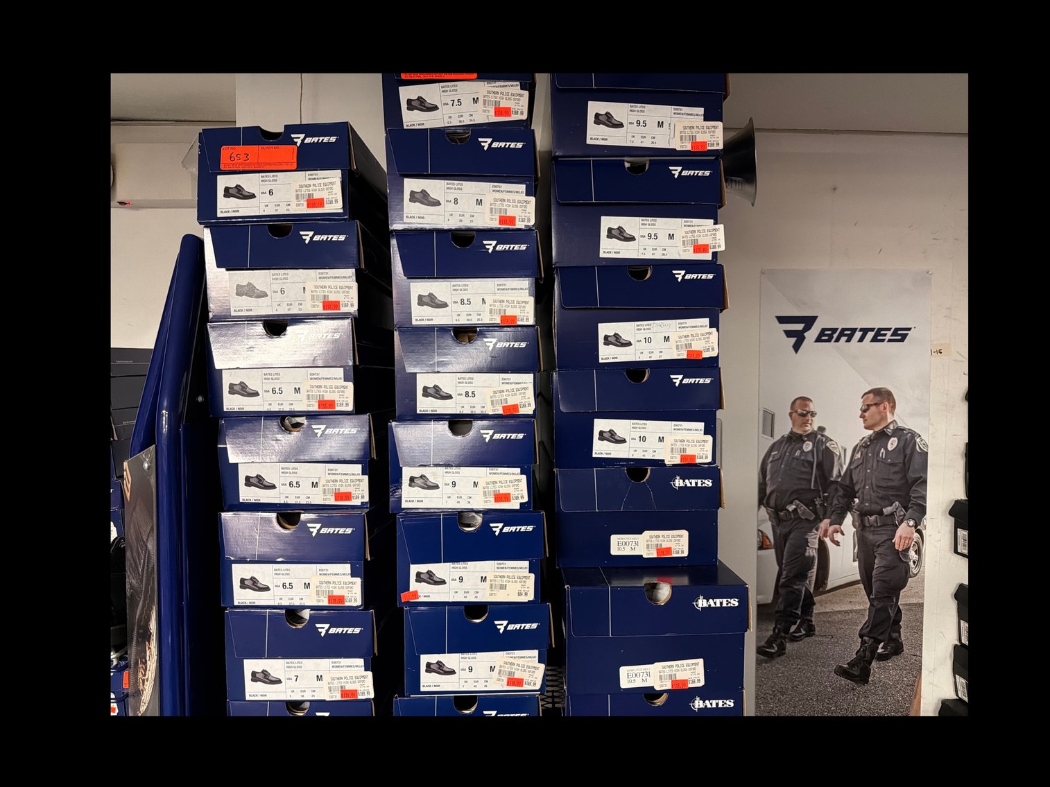 Image for Bates Oxfords and display Rack