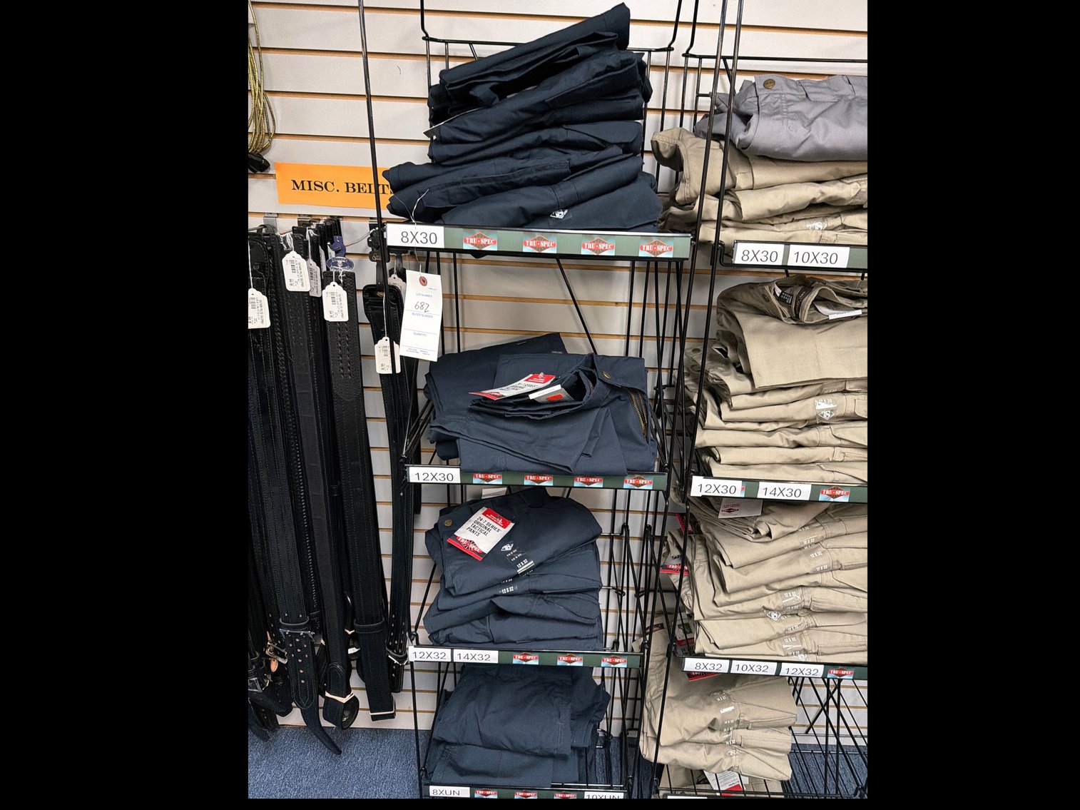 Image for Tru-Spec Tactical Pants and Rack