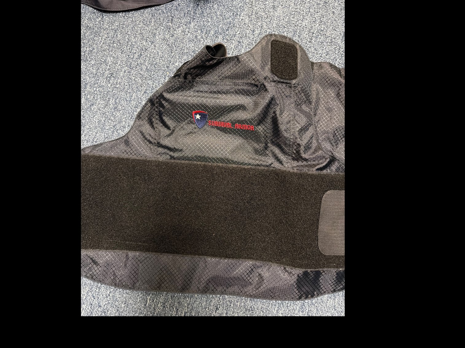 Image for Protection Vest. 3 each and Rack
