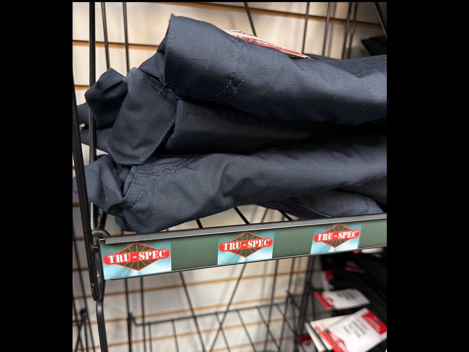 Image for Tru-Spec tactical pants and Rack