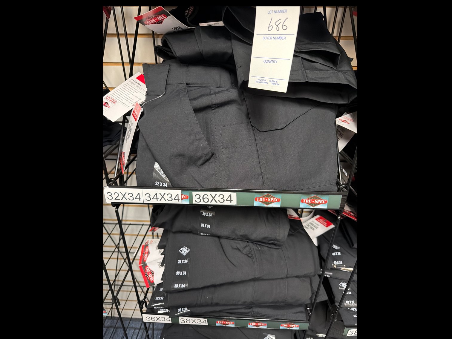 Image for Tru-Spec Tactical Pants and Rack