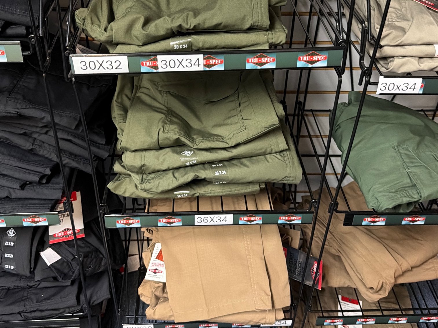 Image for Tru-Spec Tactical Pants and Rack