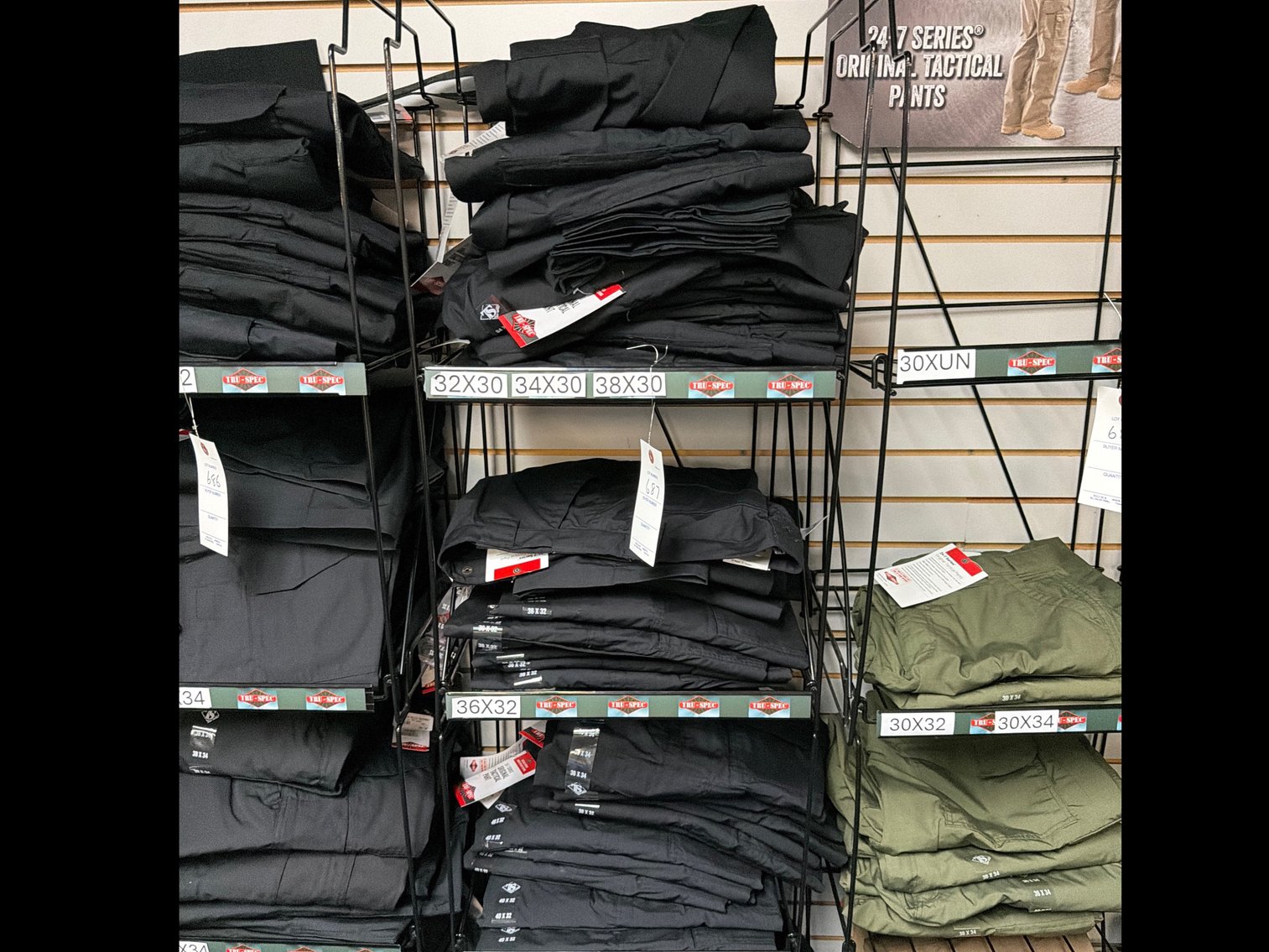 Image for Tru-Spec Tactical Pants and Rack