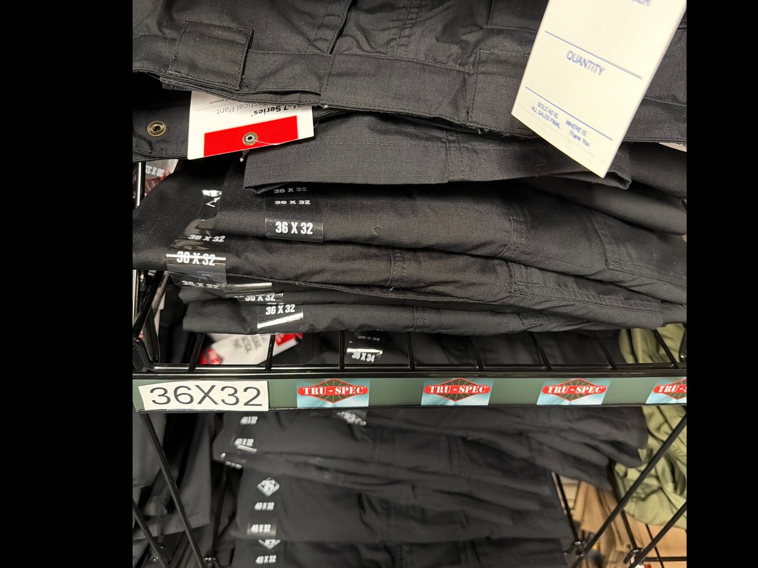 Image for Tru-Spec Tactical Pants and Rack