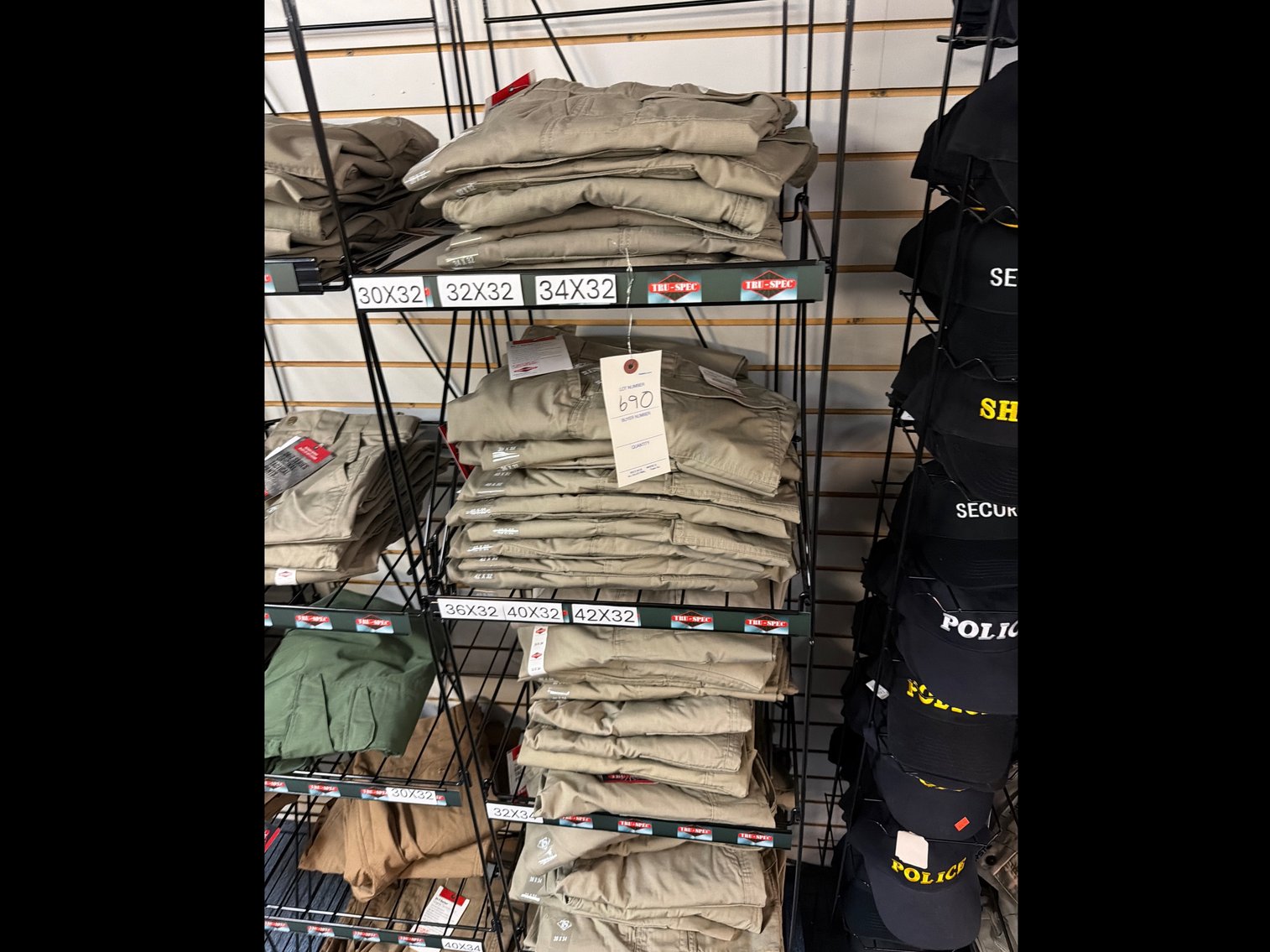 Image for Tru-Spec Tactical pants and Rack