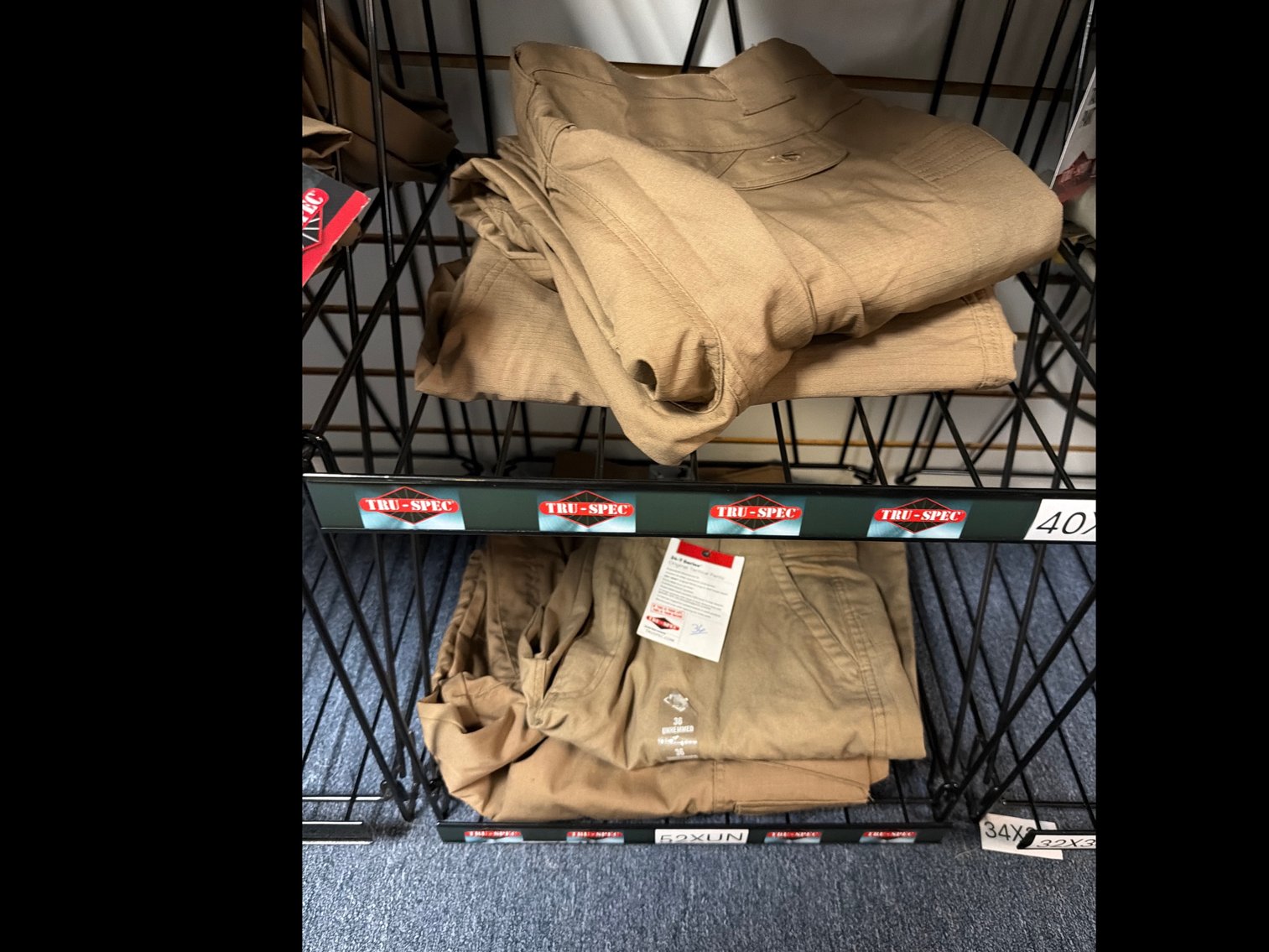 Image for Tru-Spec Tactical Pants and Rack