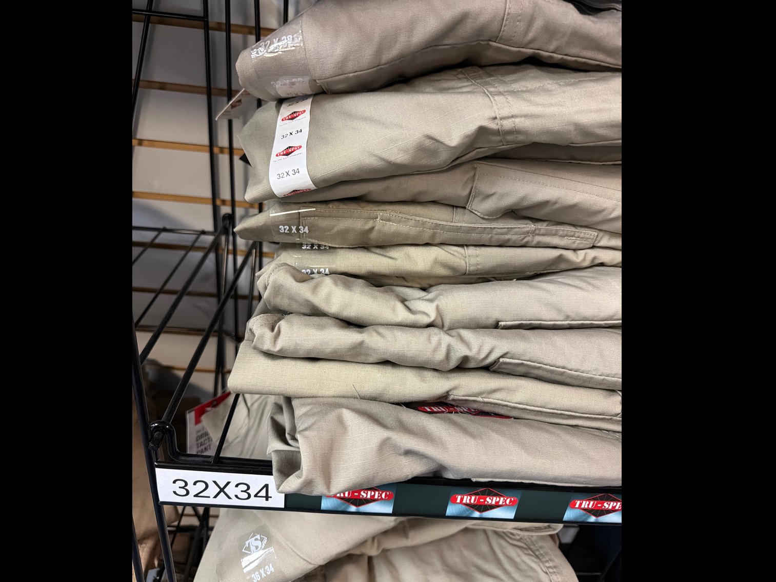 Image for Tru-Spec Tactical pants and Rack