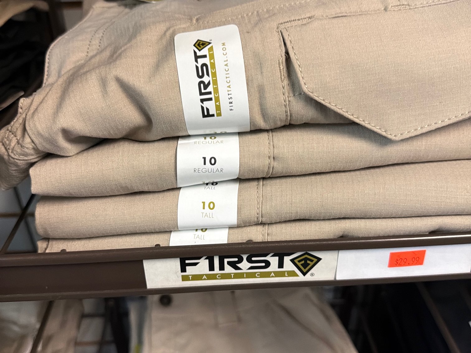 Image for Tactical Pants various manufactures and rack