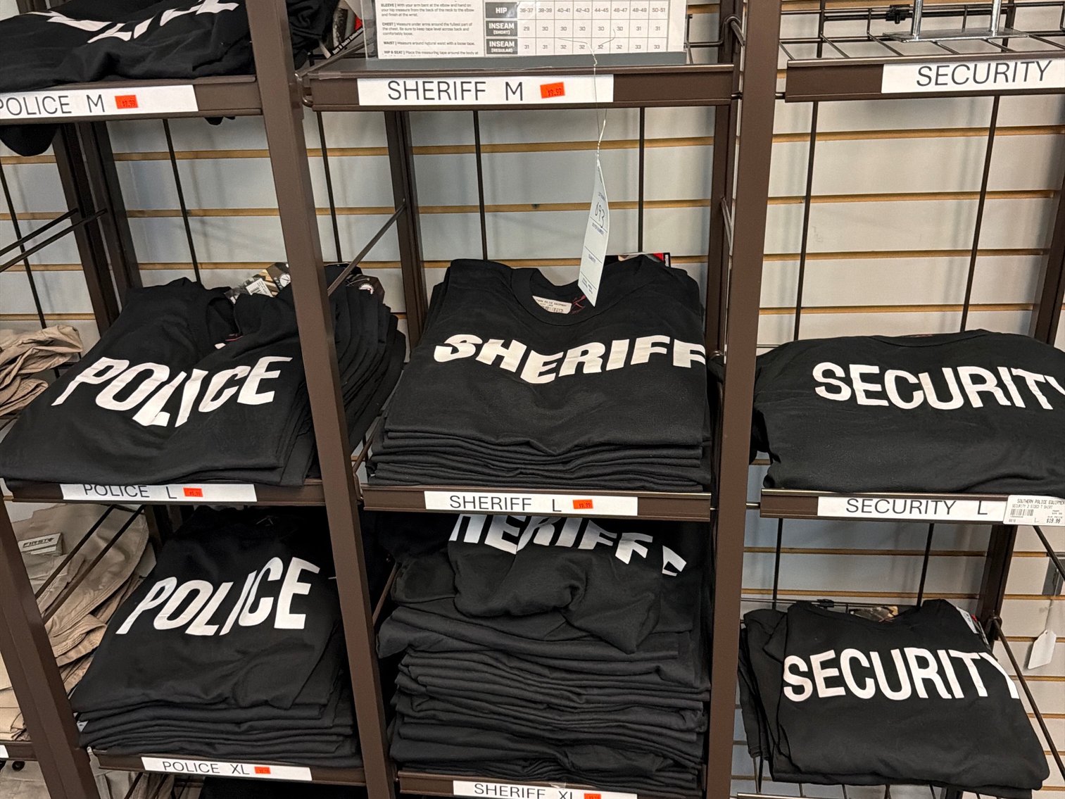 Image for T-shirt's and Rack