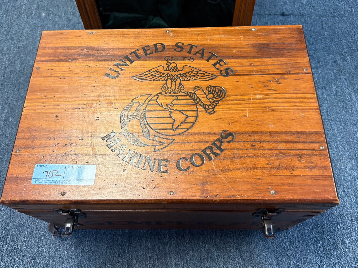 Image for Three wood display boxes