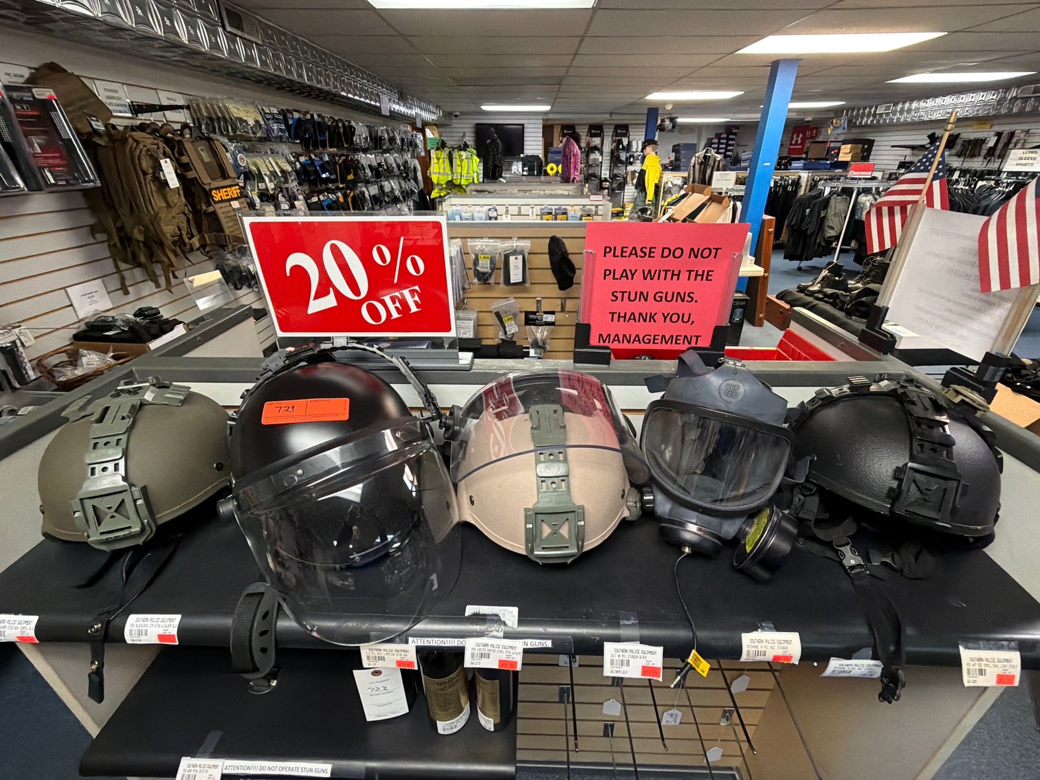 Image for Helmets and gas mask