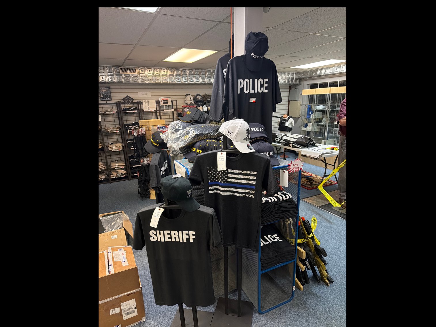 Image for Display rack with clothing