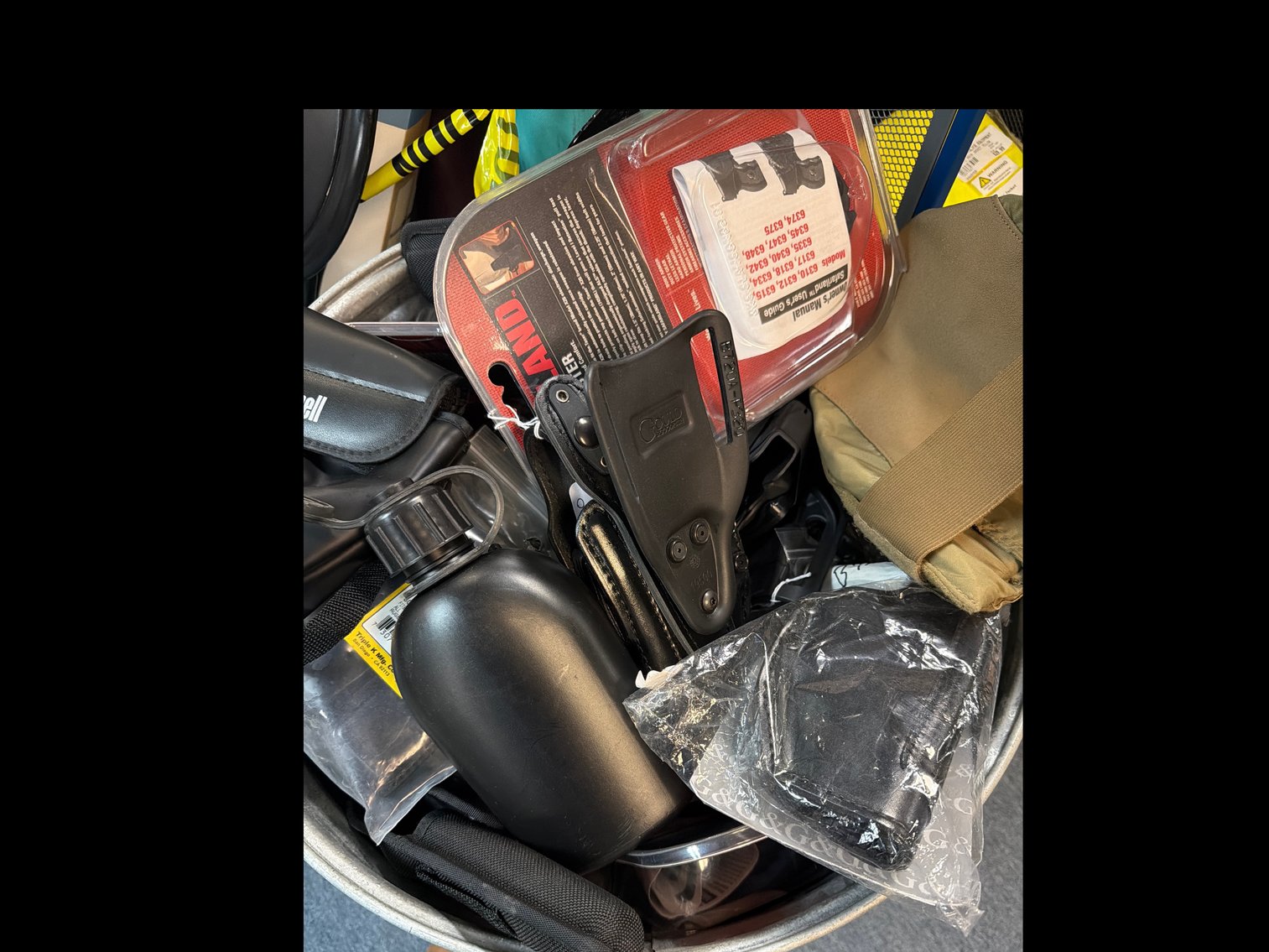 Image for Various items in Barrel