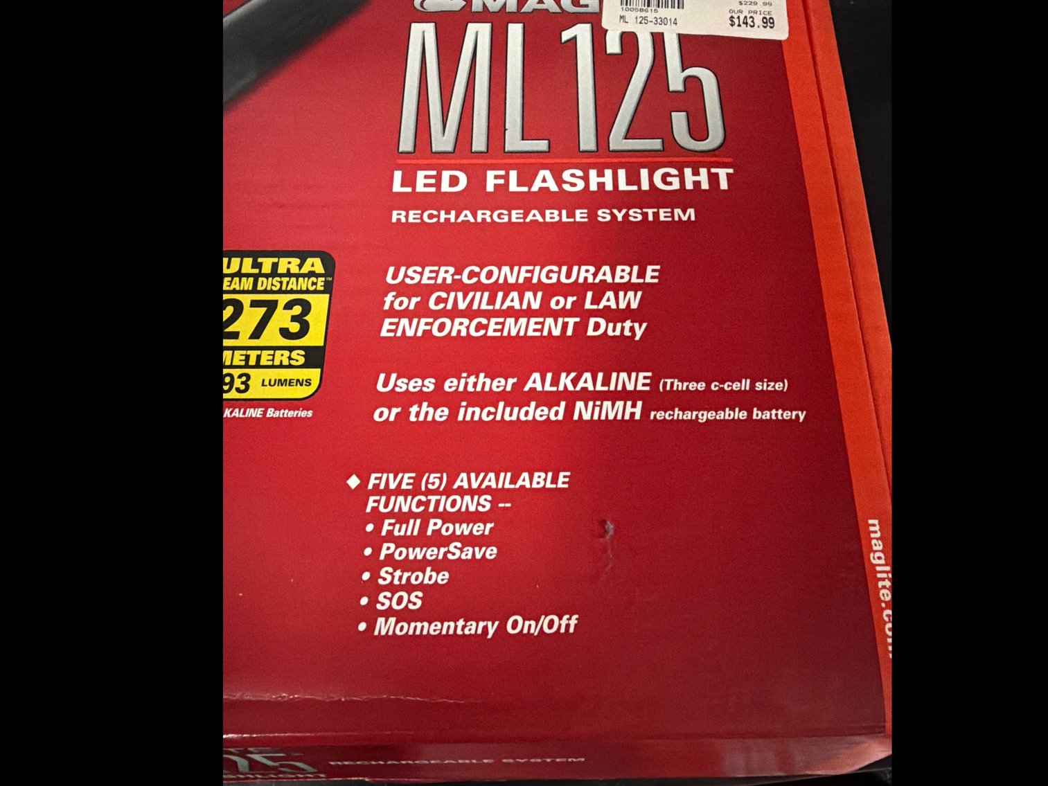 Image for Maglite  Ml 125 Flashlight