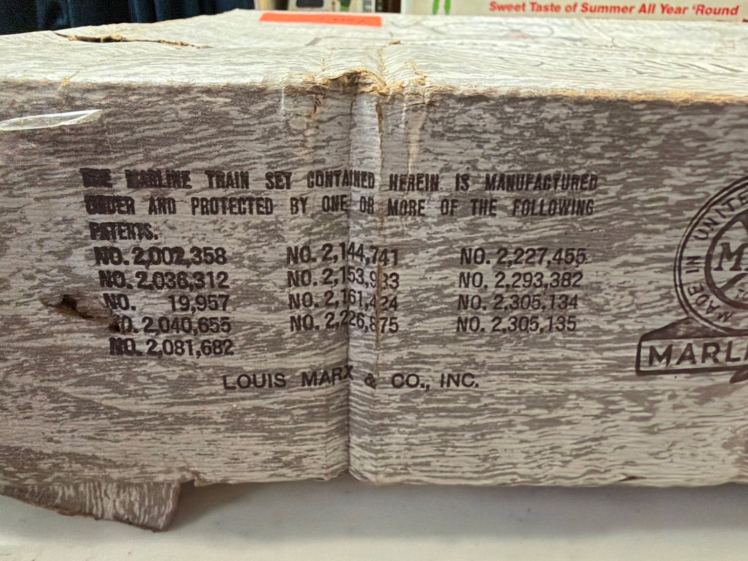 Image for VINTAGE TRAIN SET