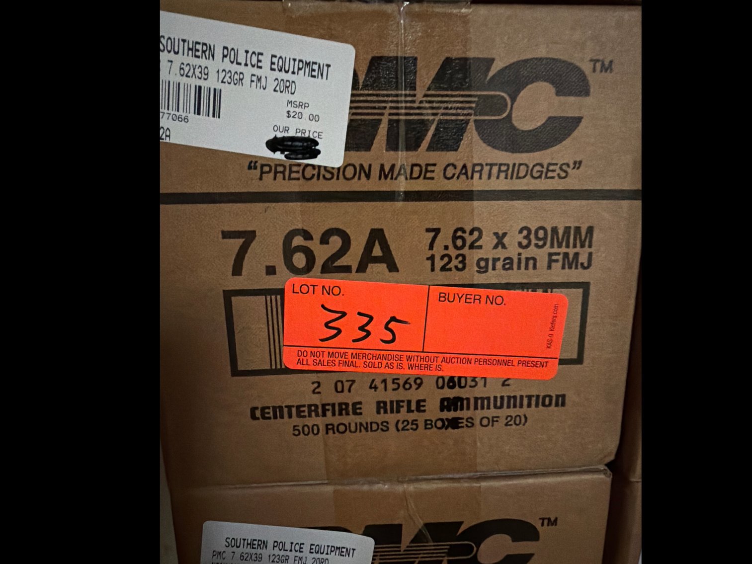 Image for 7.62 X 39mm 123 Gr FMJ