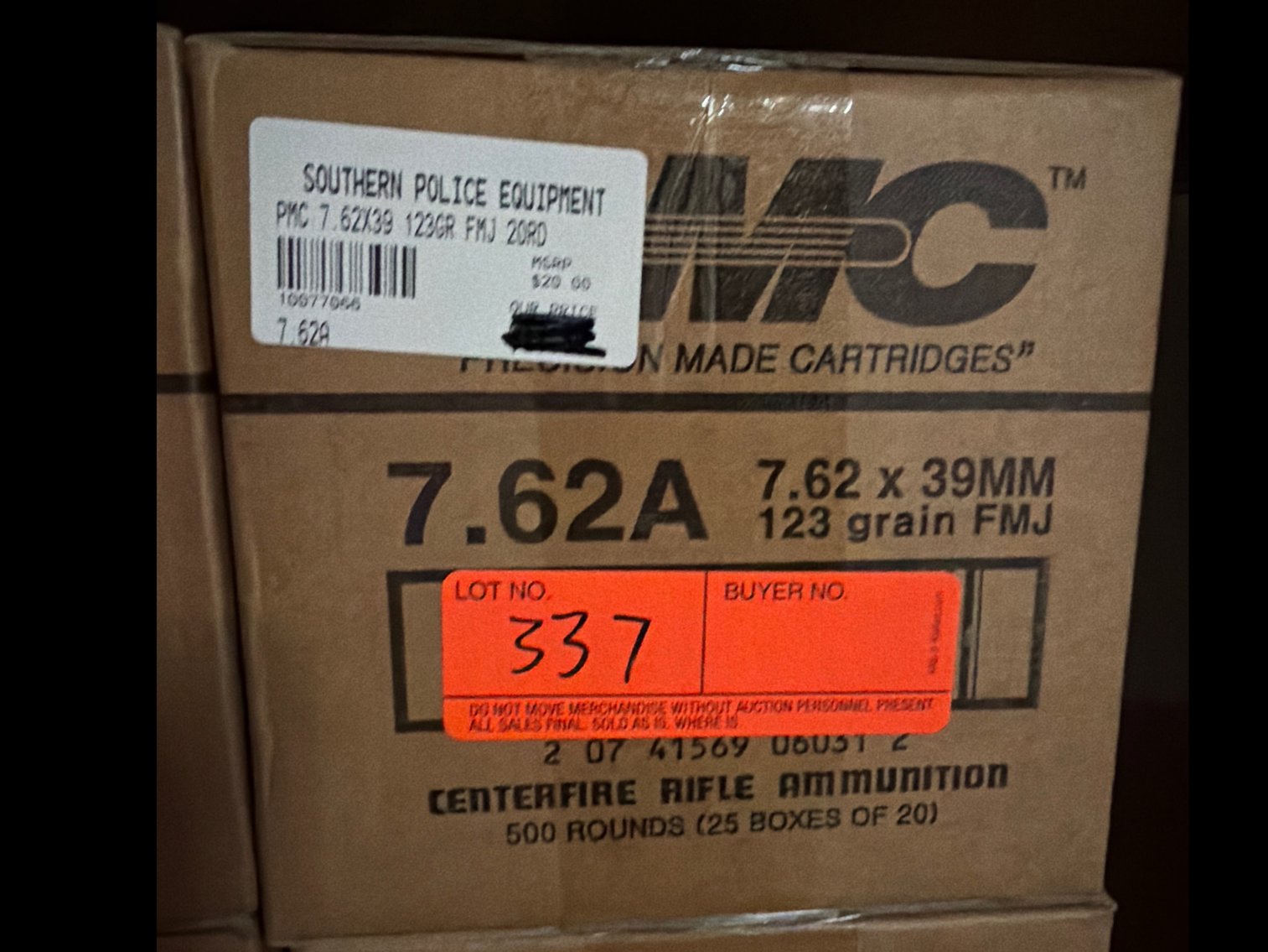 Image for 7.62 X 39mm 123 Gr FMJ