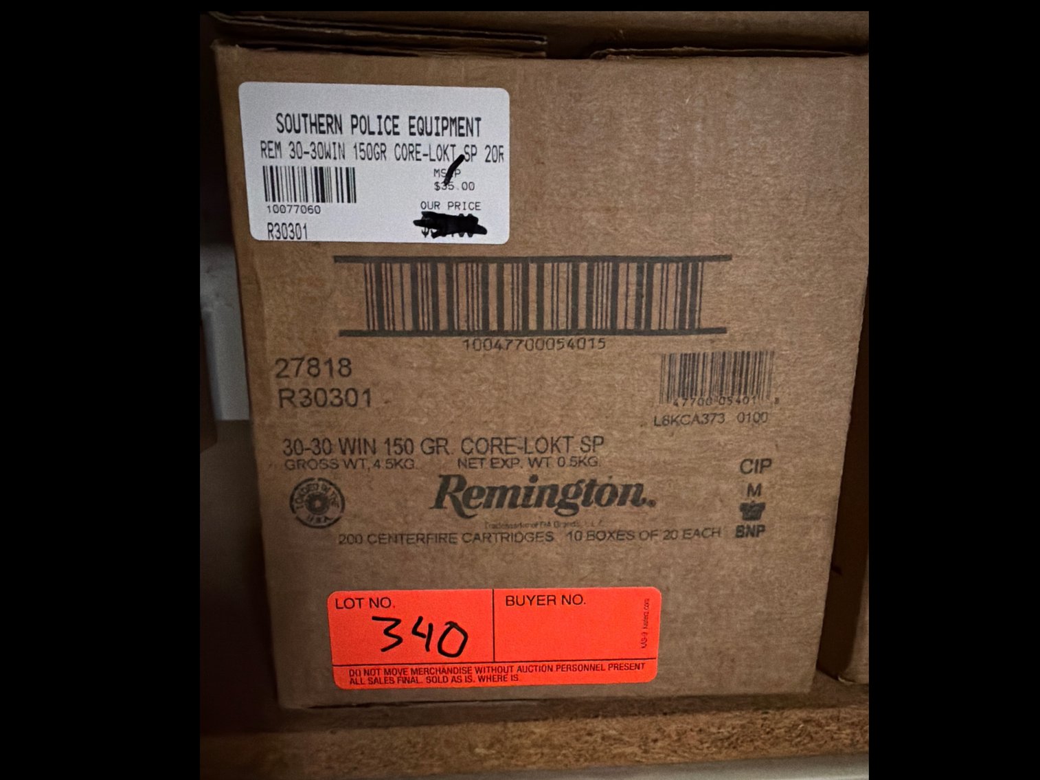 Image for 30-30 Win 150 Gr Sp