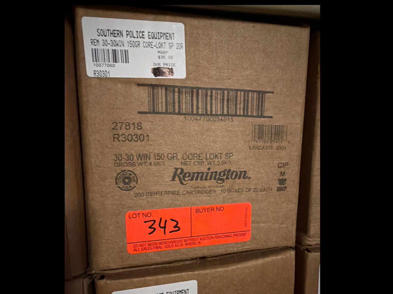 Image for 30-30 Win 150 Gr SP