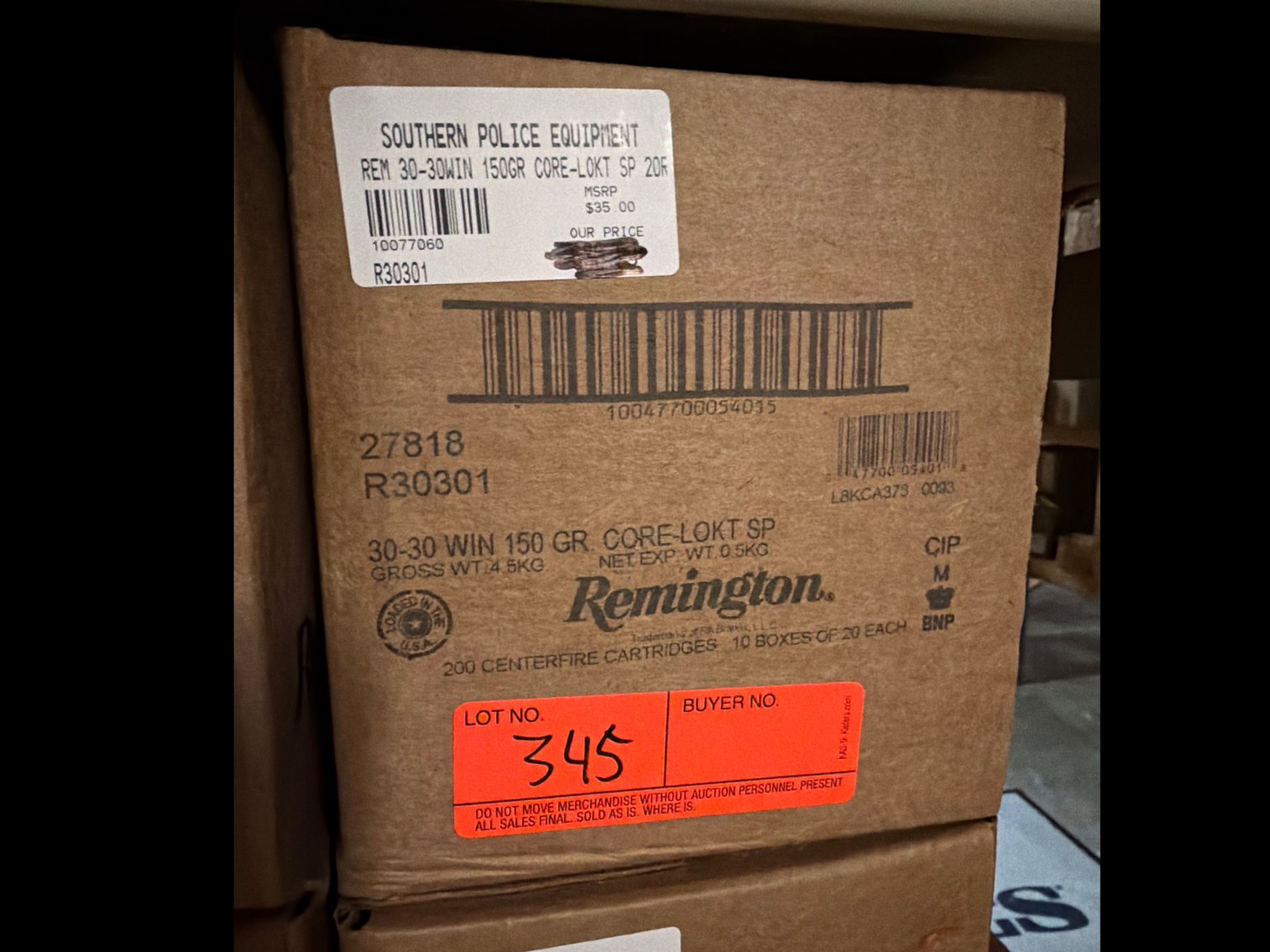 Image for 30-30 Win 150 Gr SP