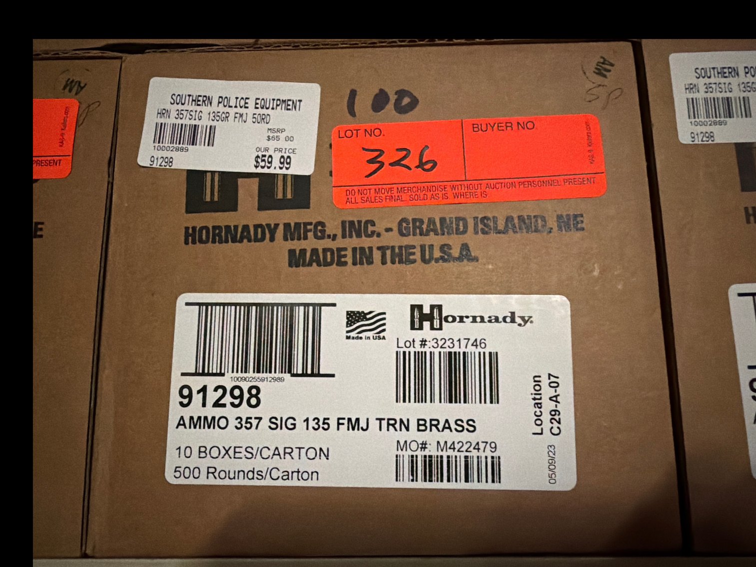 Image for 357 Sig 135 Gr FMJ