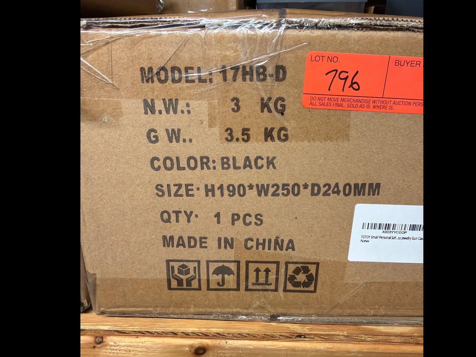 Image for Small table top safes