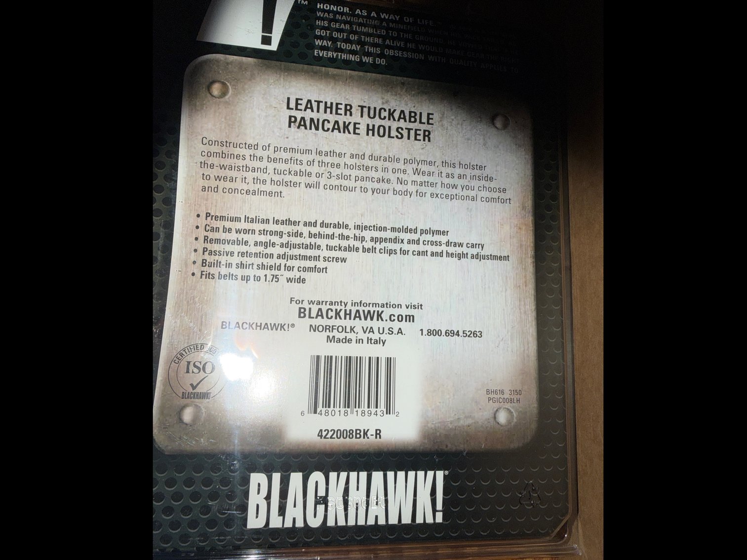 Image for Blackhawk holsters