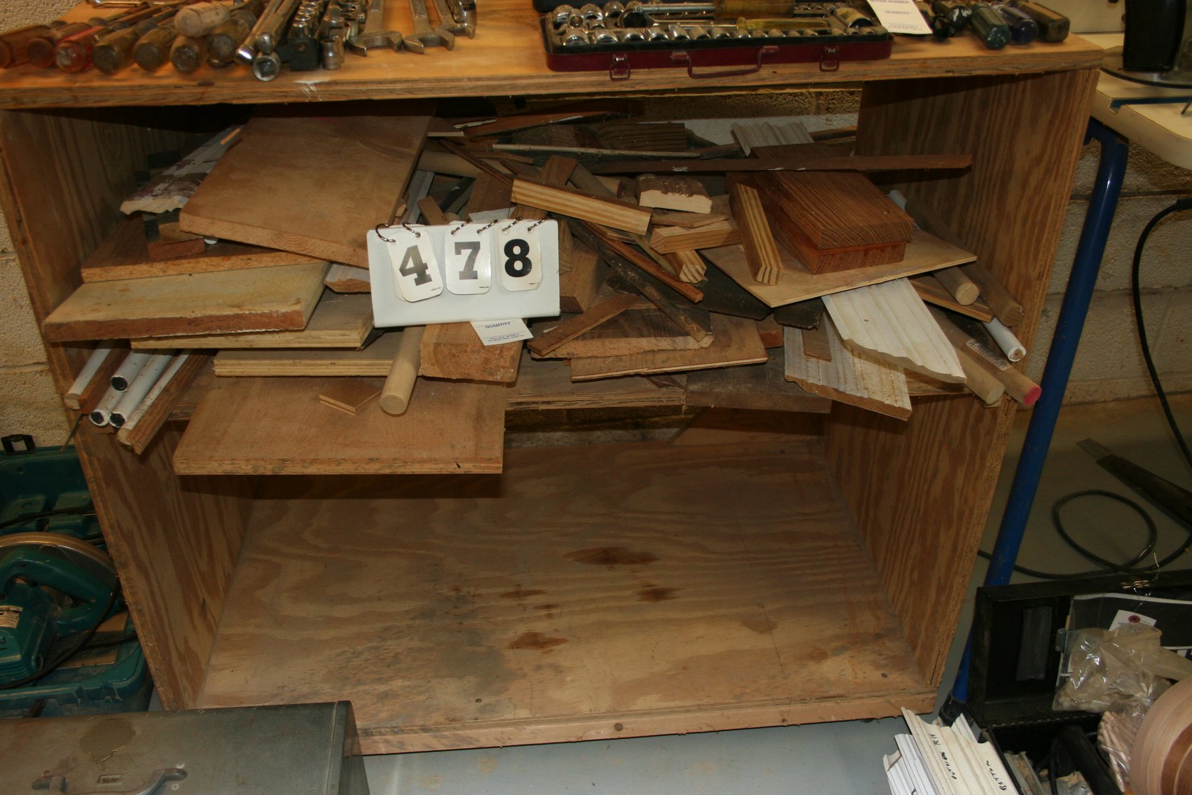Image for Rolling Cabinet and Wood