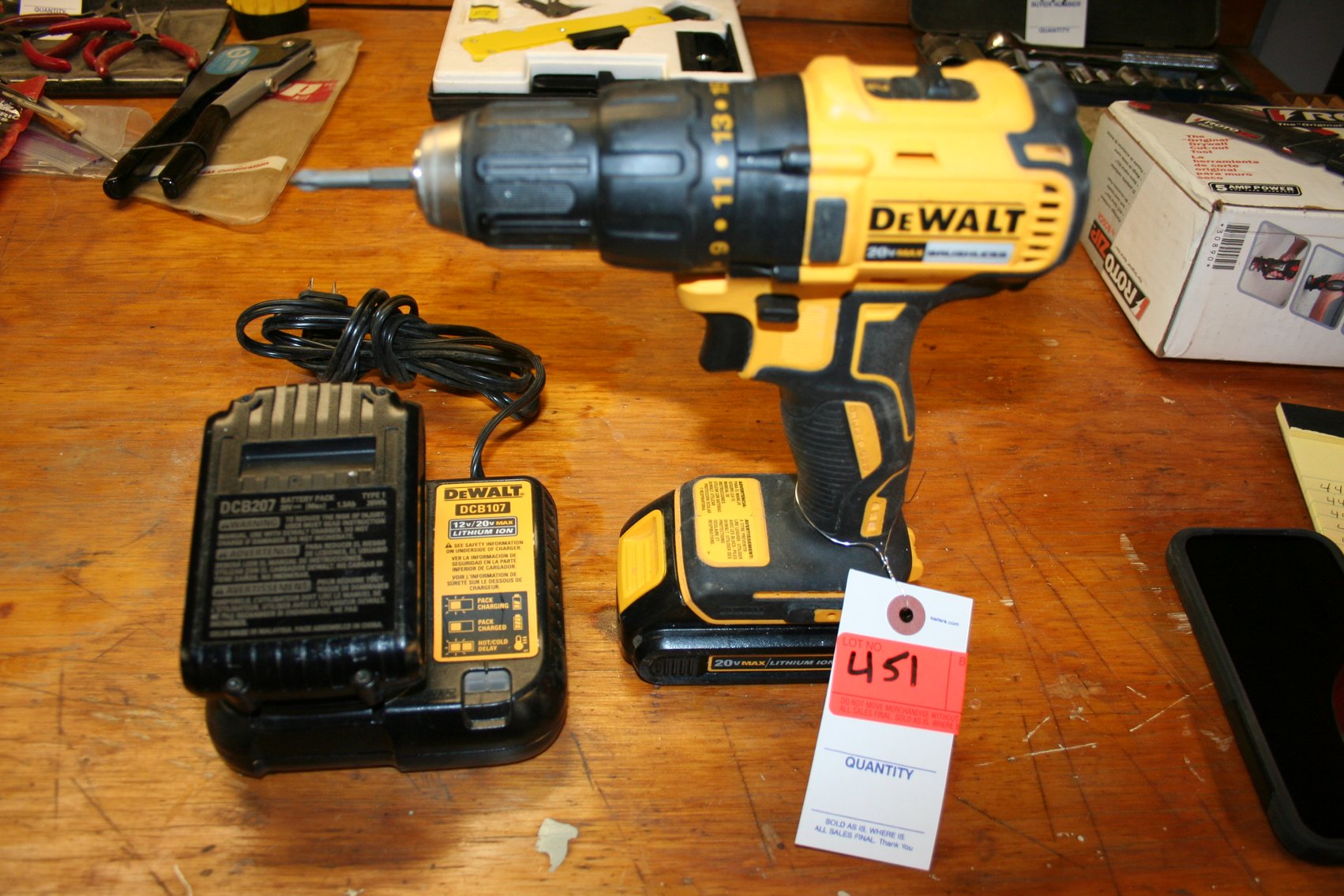 Image for Dewalt Battery 20V Drill