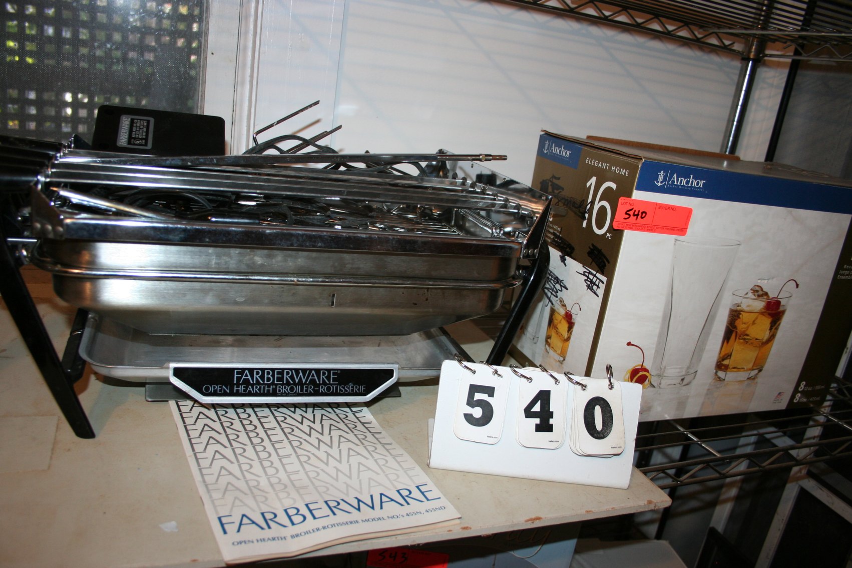 Image for Farberware Rotisserie / Box of Glasses